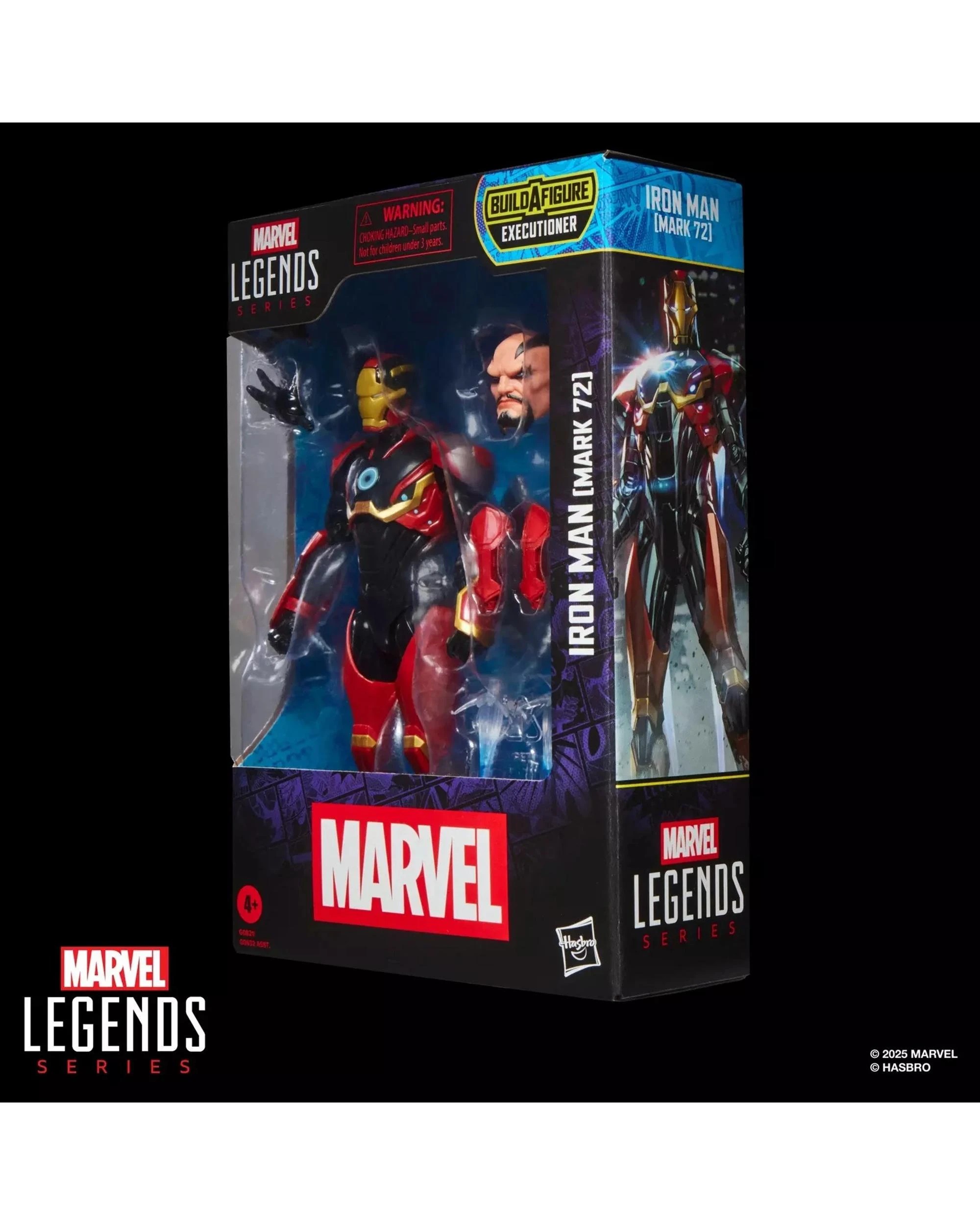 8 Hasbro Marvel Legends Series Iron Man Mark 72 Build-A-Fig Action Figure, 8 of 10