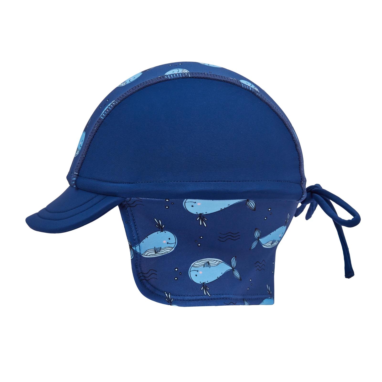 5 Big Softies 3pc-L/S Rashie, Short & Hat BLUE WHALE, 5 of 6