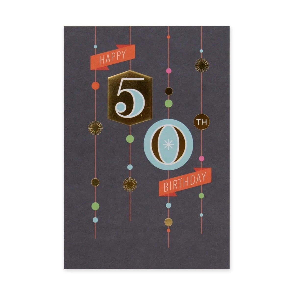 3 Connections from Hallmark 50th Birthday Card - Decorations & Celebrations, 3 of 3