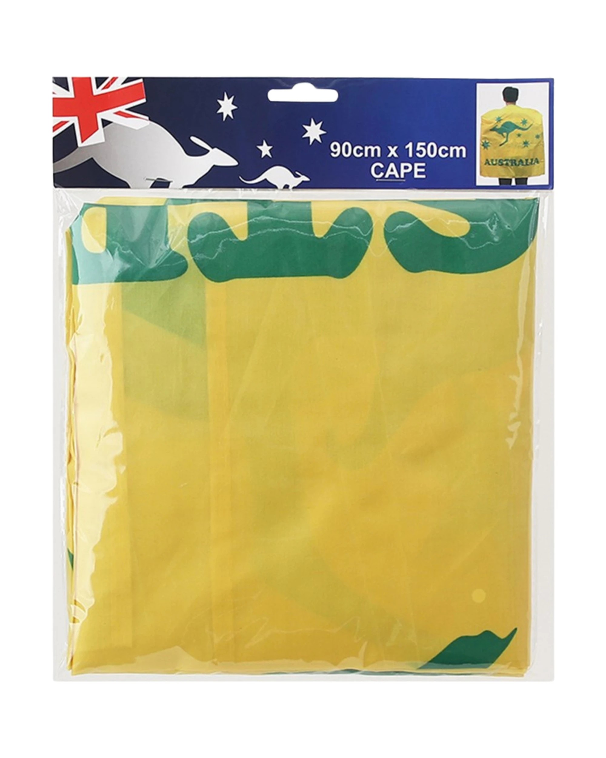 3 Oceana Aussie Kangaroo Cape 90cm x 150cm - One Size - Yellow, 3 of 3