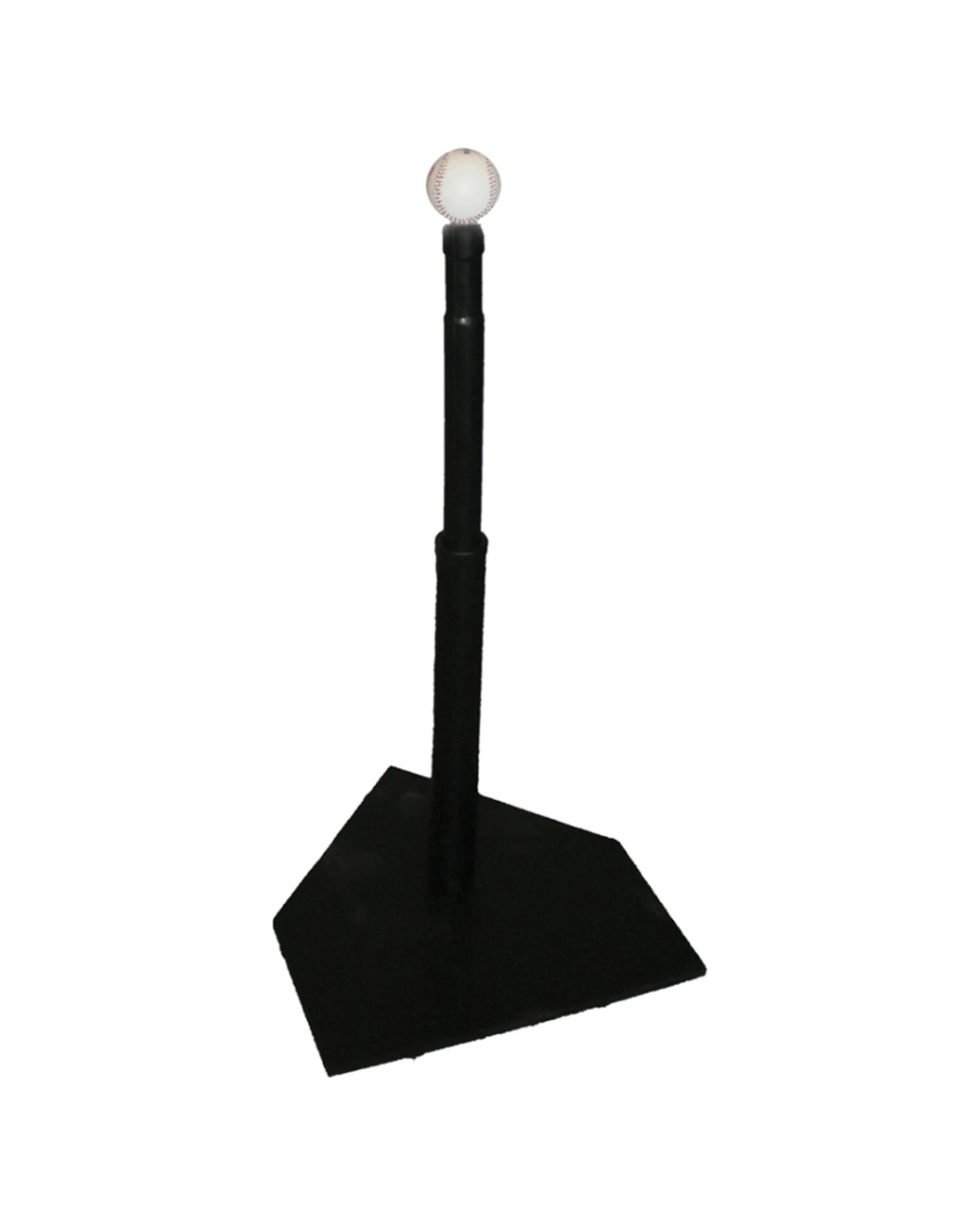 1 Victor Sports Tee-Ball Stand Telescopic Adjustable Height Solid Rubber - Black, 1 of 1