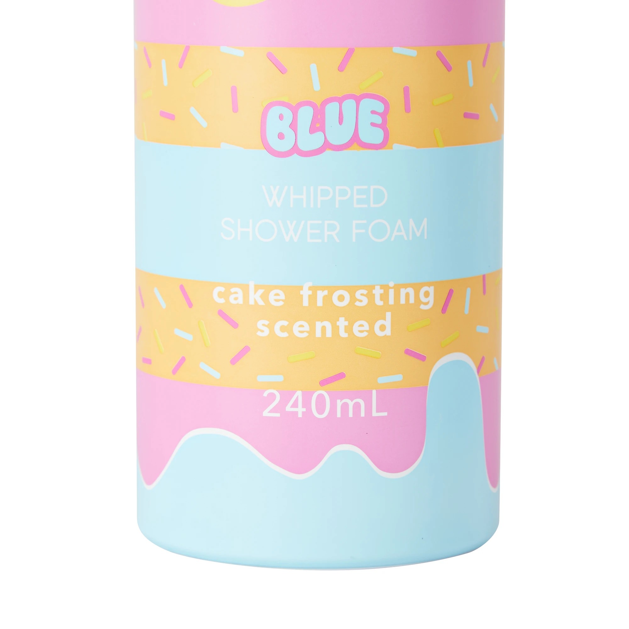 4 OXX Bodycare Blue Whipped Shower Foam 240ml - Cake Frosting Scented, 4 of 6