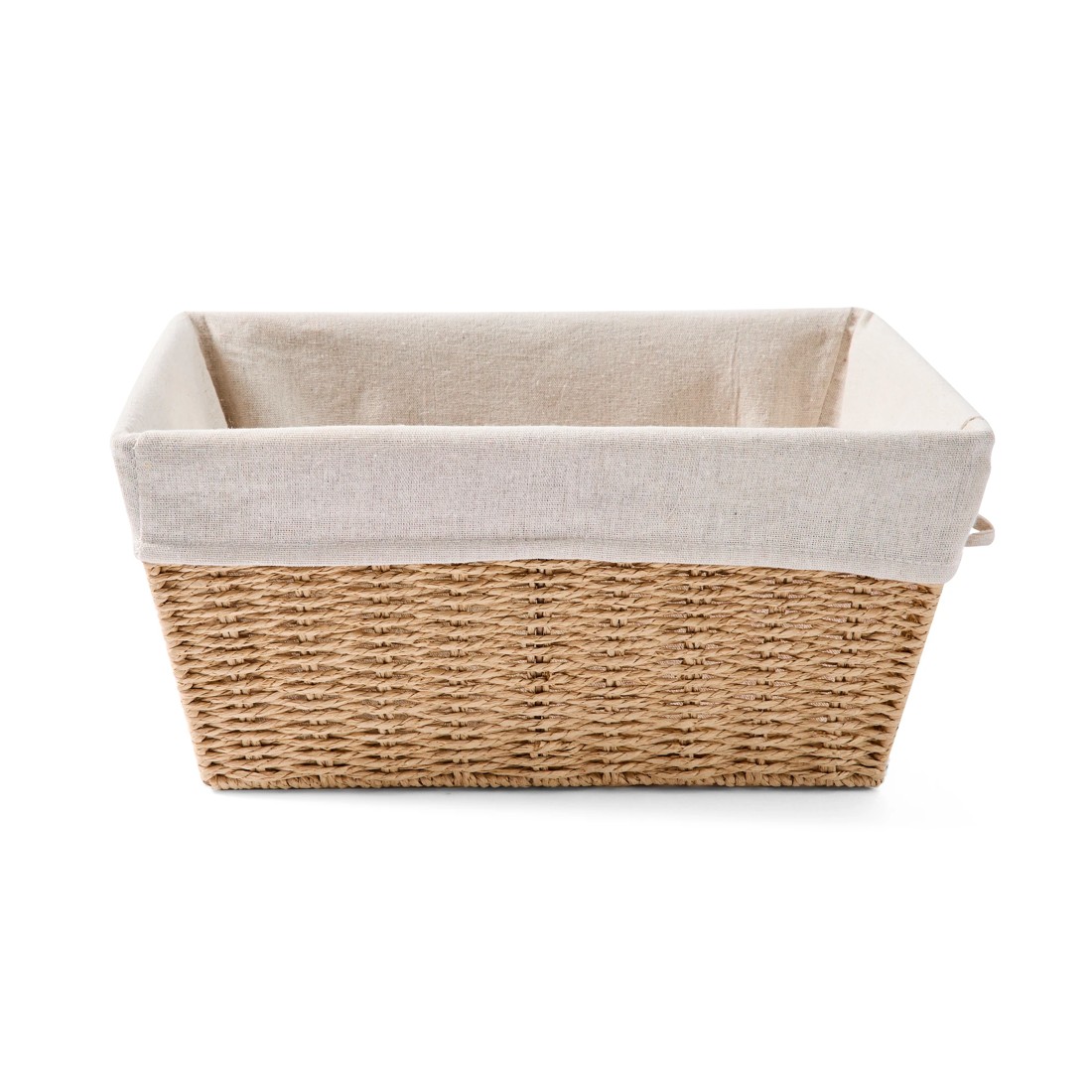 3 Paper Rope Basket with Liner - Beige, 3 of 8