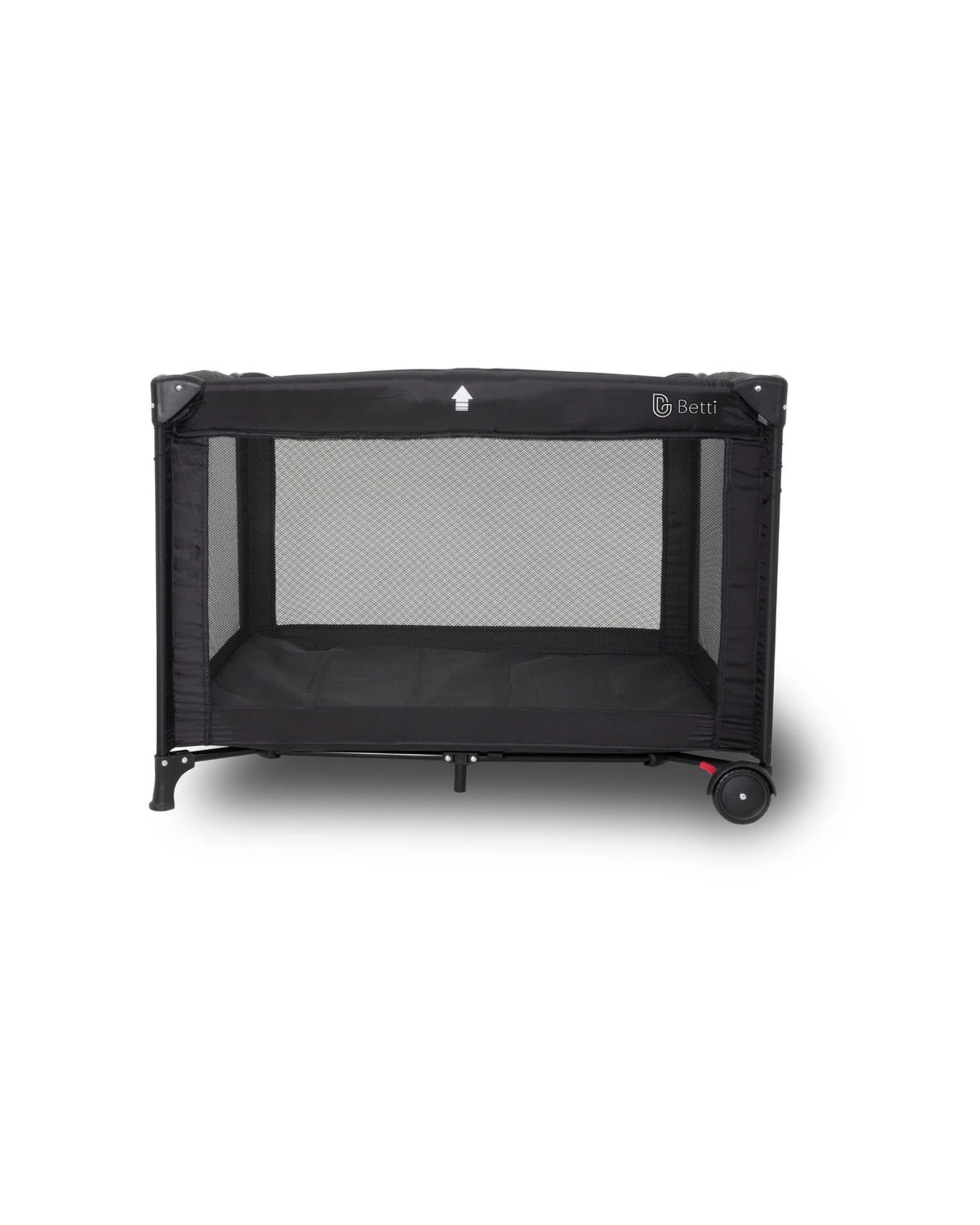 3 Betti Nai Nai Portable Folding Travel Cot Black Lightweight Infant Crib
 - Black, 3 of 3