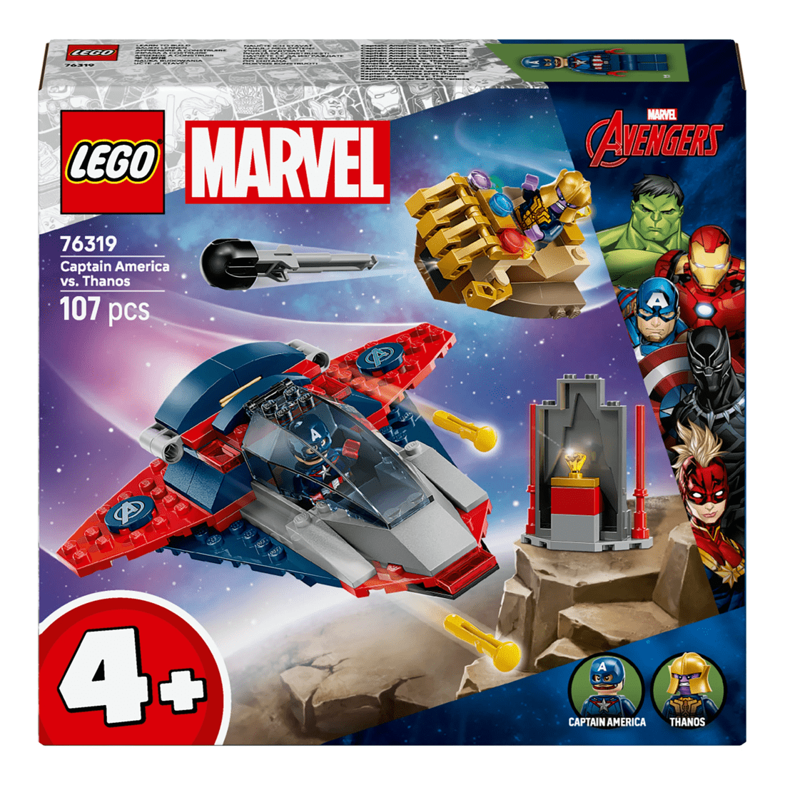 1 LEGO Marvel Super Heroes Captain America vs. Thanos 76319, 1 of 10