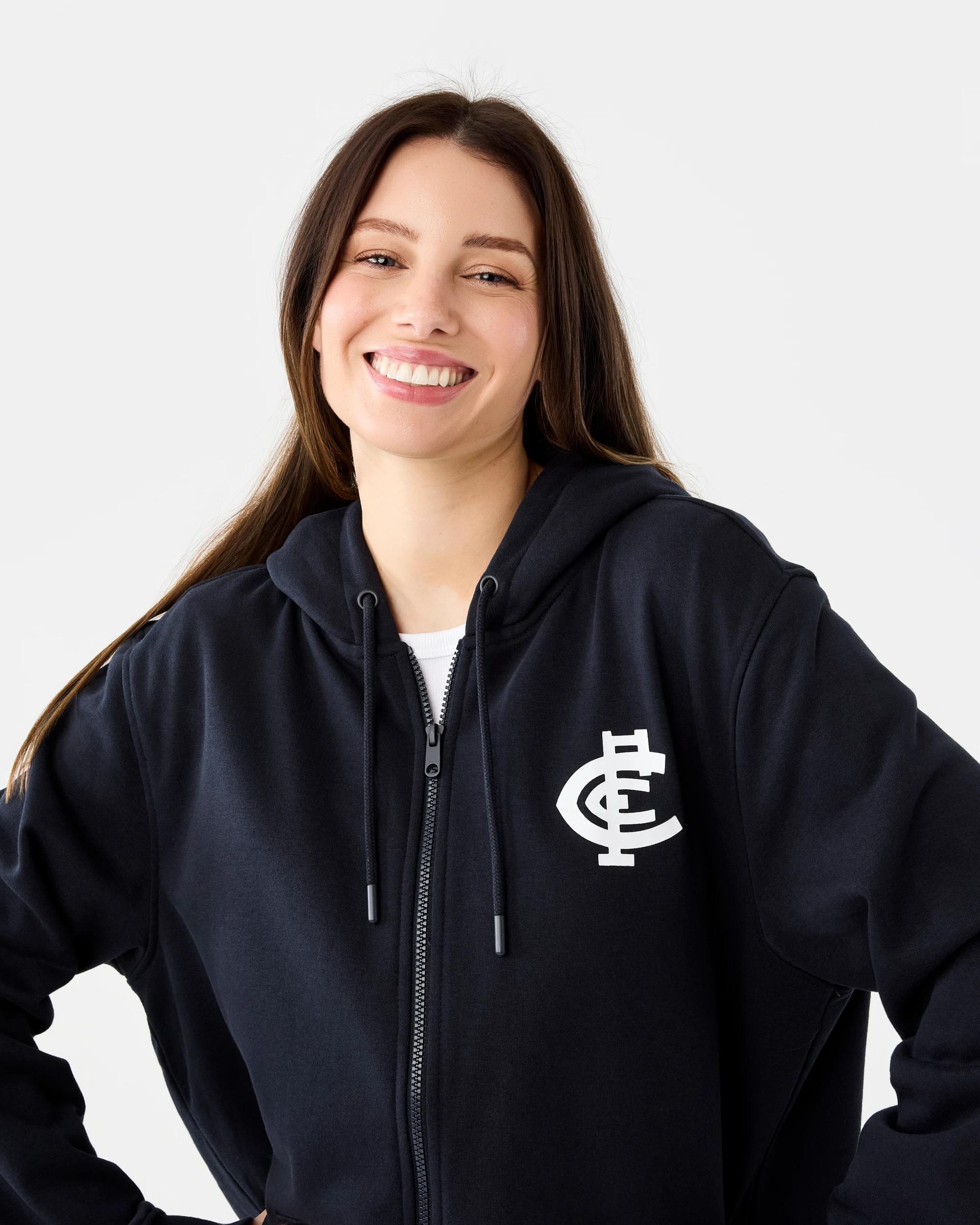 5 Official AFL Adult Zip Through Hoodie Carlton, 5 of 8
