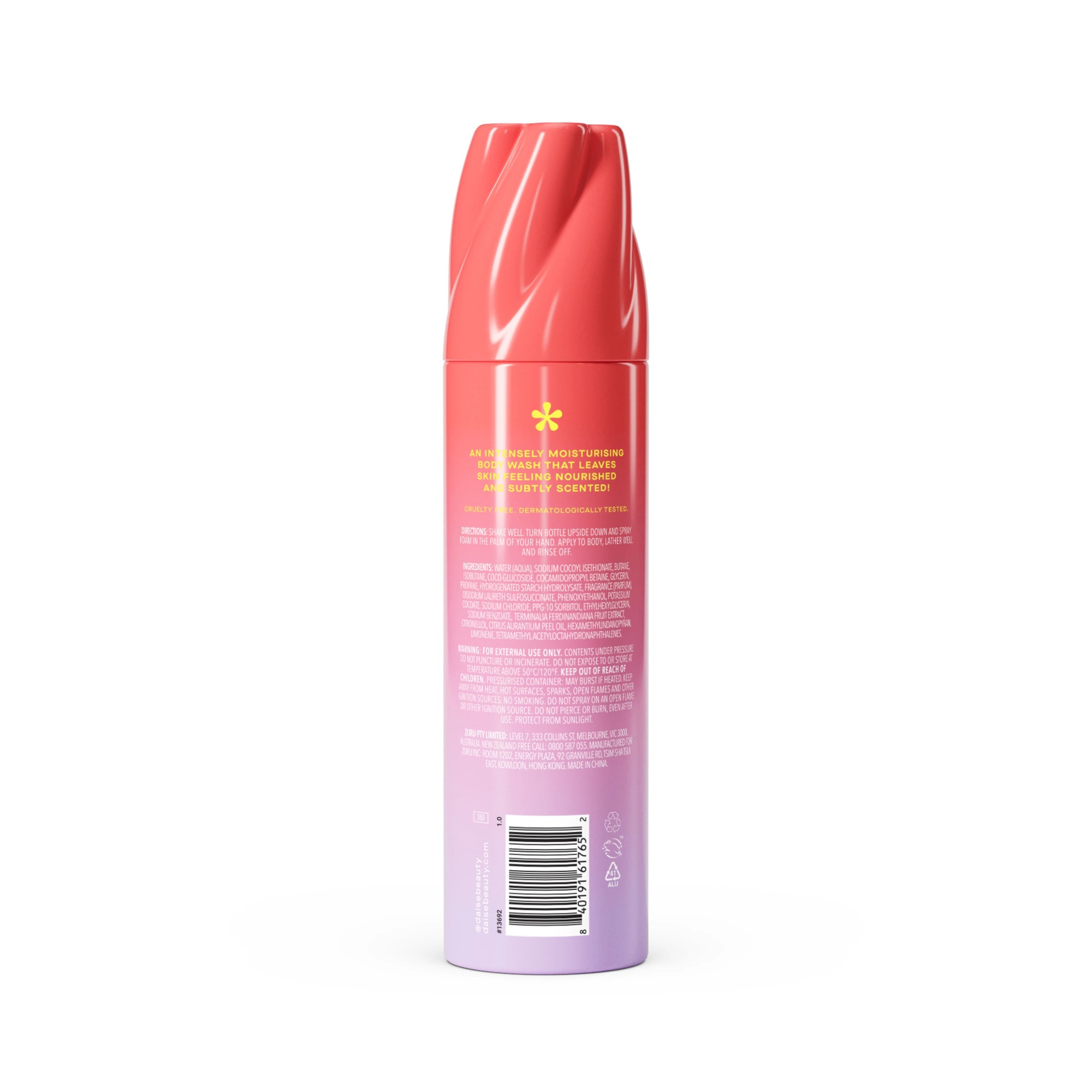 2 DAISE Foaming Body Wash 250g - Rose and Amber Whip, 2 of 8
