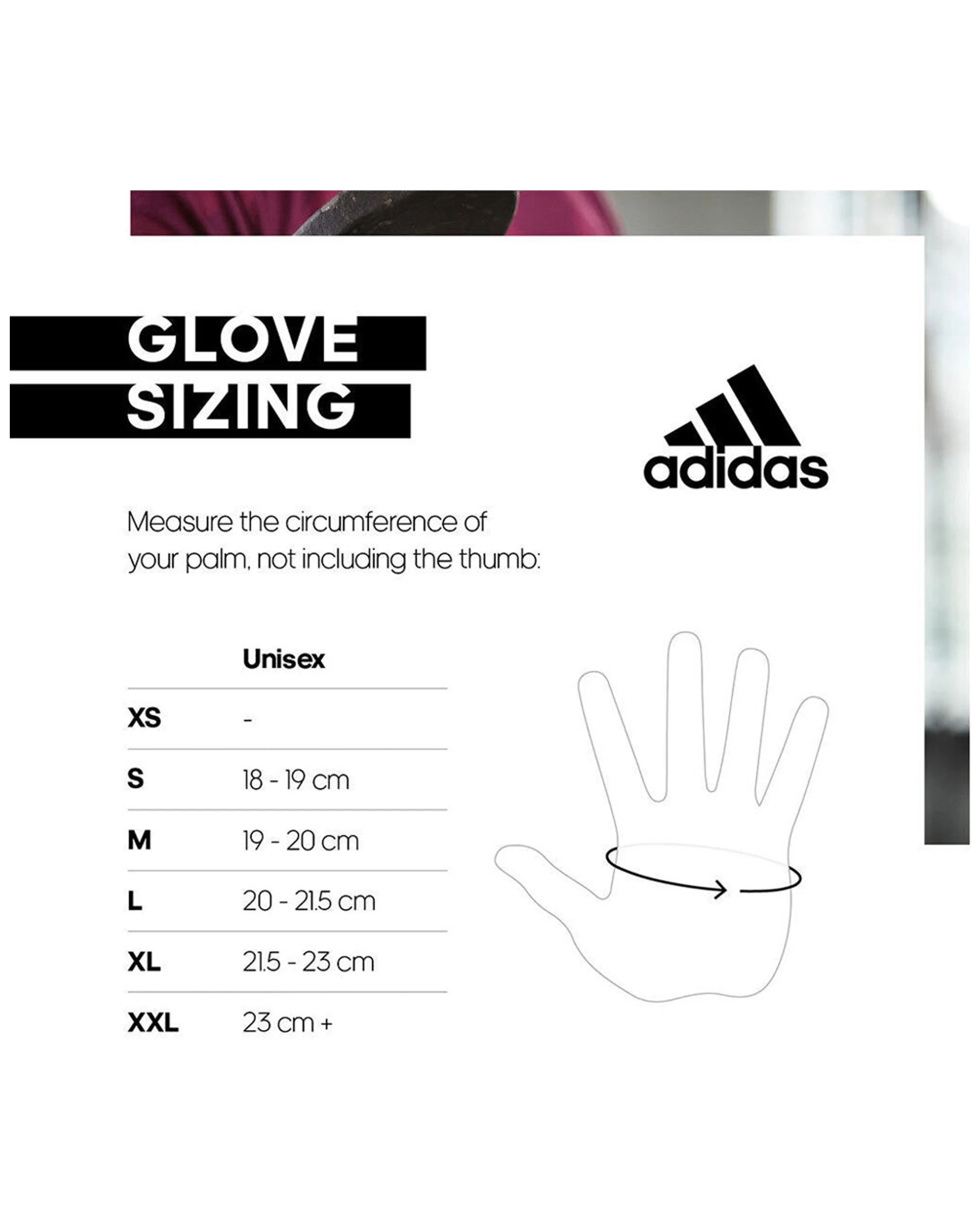 5 Adidas Essential Training Gloves Aeroready Ventilated Palm Size XL Hook And Loop - Black, 5 of 5