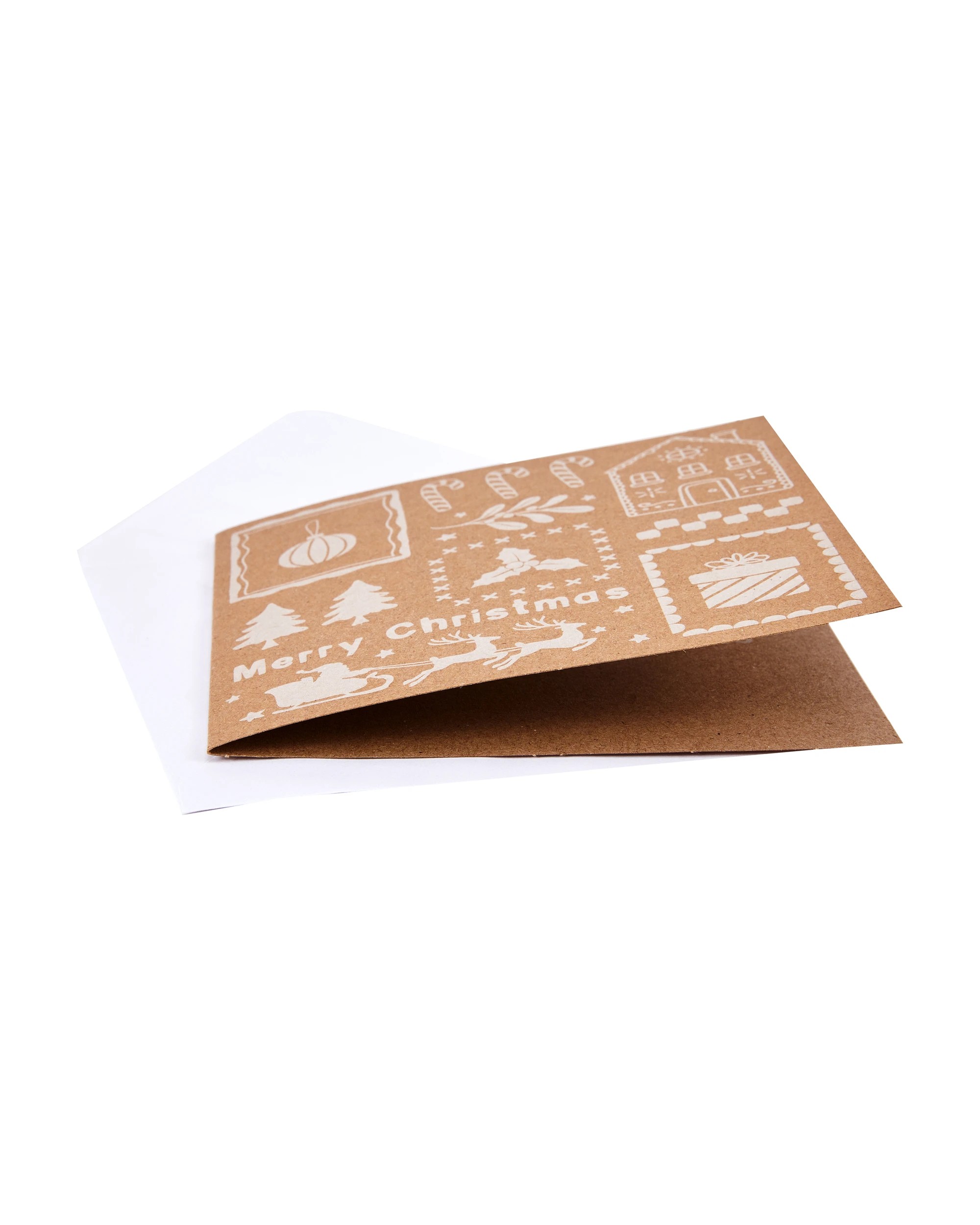 3 10 Pack Icons Square Christmas Cards, 3 of 5