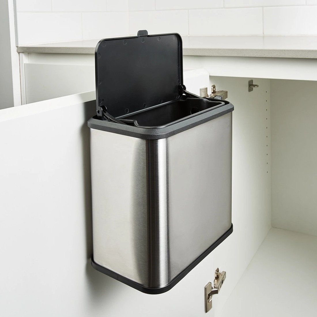 1 5L Stainless Steel Over Door Bin, 1 of 10