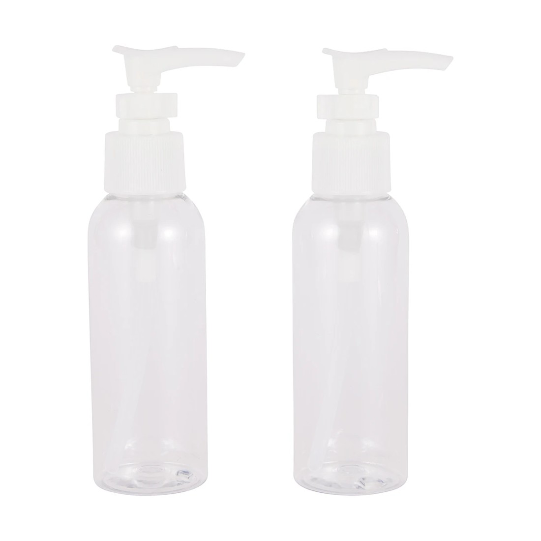 4 OXX Travel 2 Pack Pump Bottles - White and Clear, 4 of 9