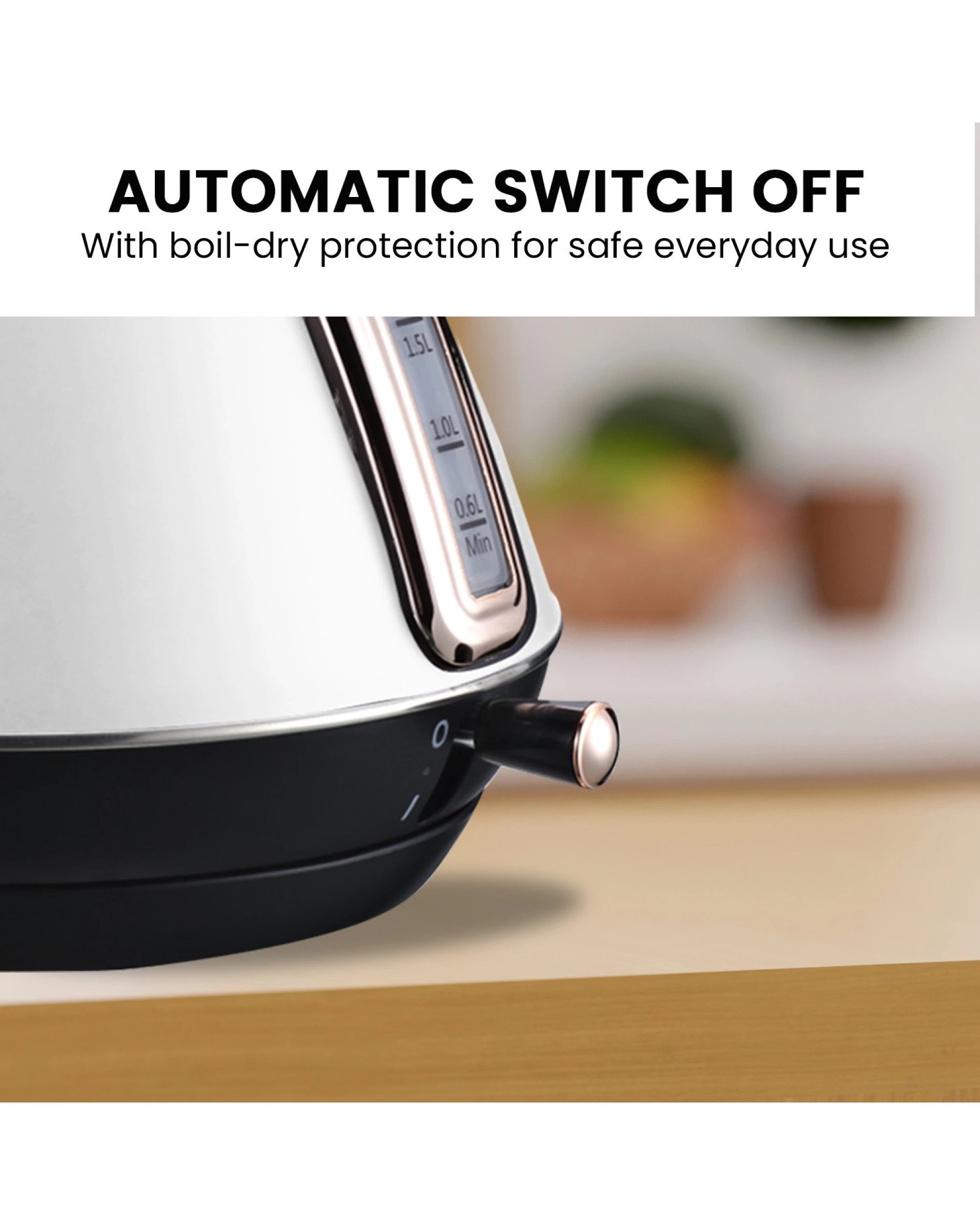 10 Pronti Rose Trim Collection Toaster And Kettle Bundle - White, 10 of 10