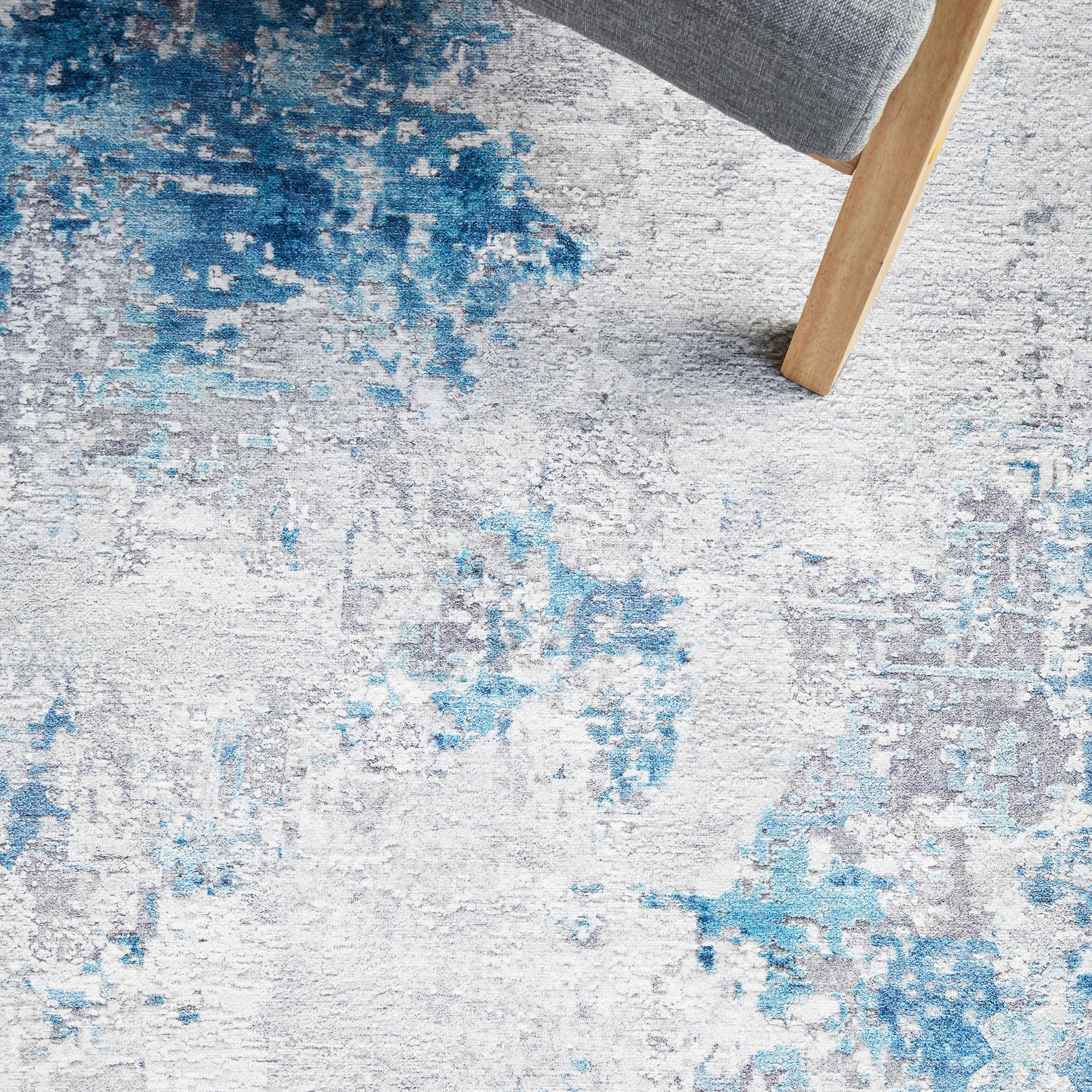 5 Common Ground Rugs Bazaar 132 280x190cm - Large Floor Rug - Blue, 5 of 9