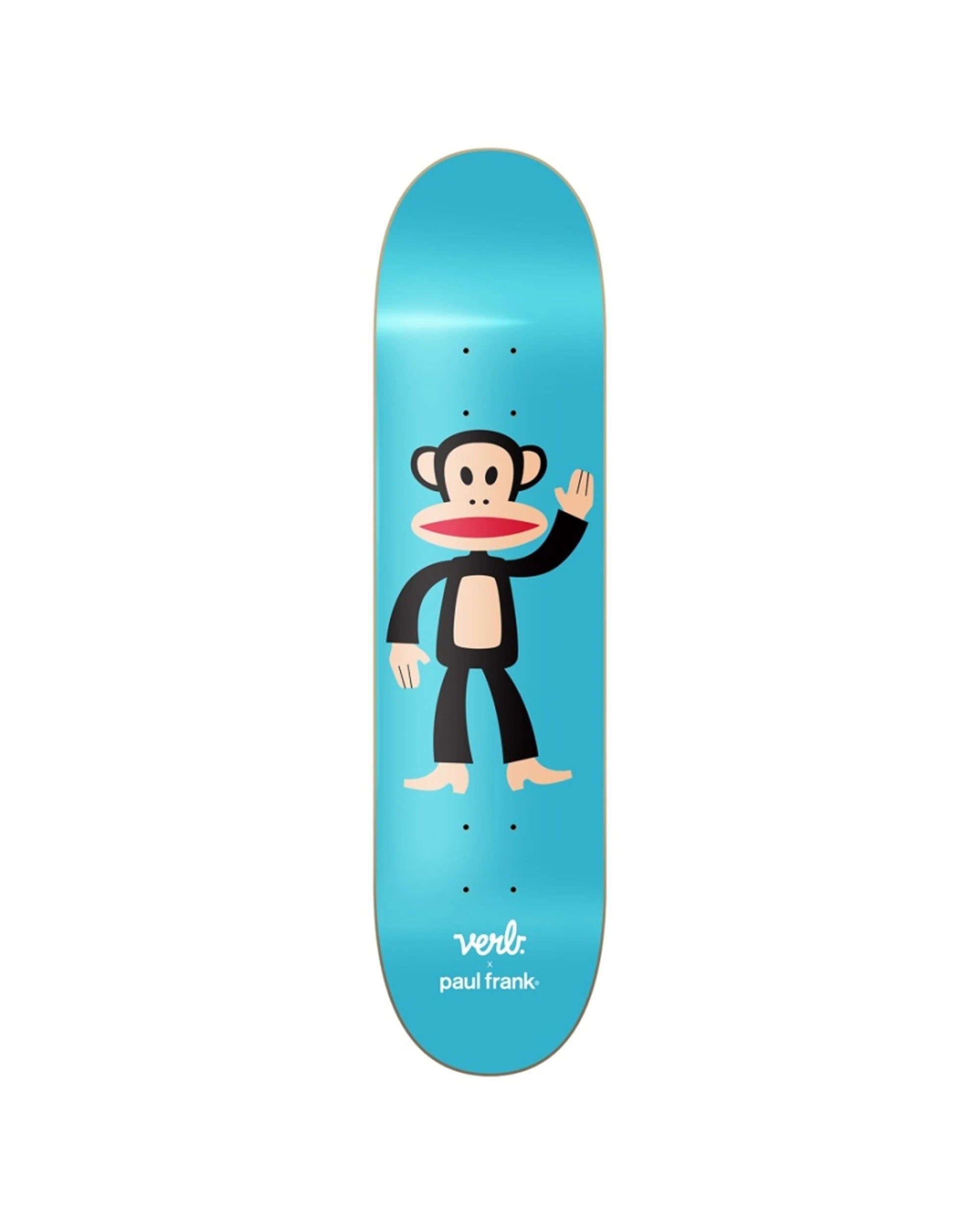 1 Verb. X Paul Frank Skateboard Deck Julius Wave 8.25 Inches - Multi, 1 of 1