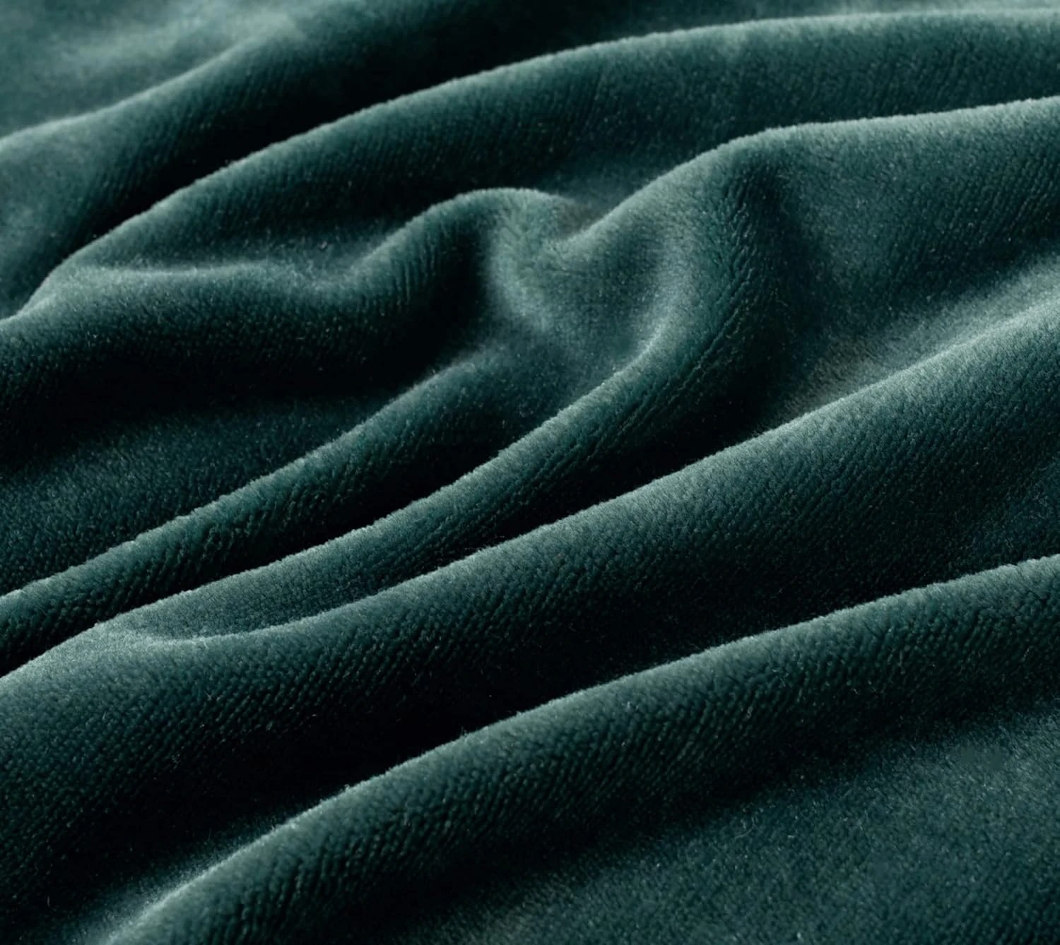 6 Gioia Casa 2-Pack Teddy Sherpa European Pillowcases Reversible Velvet - Emerald Green, 6 of 8