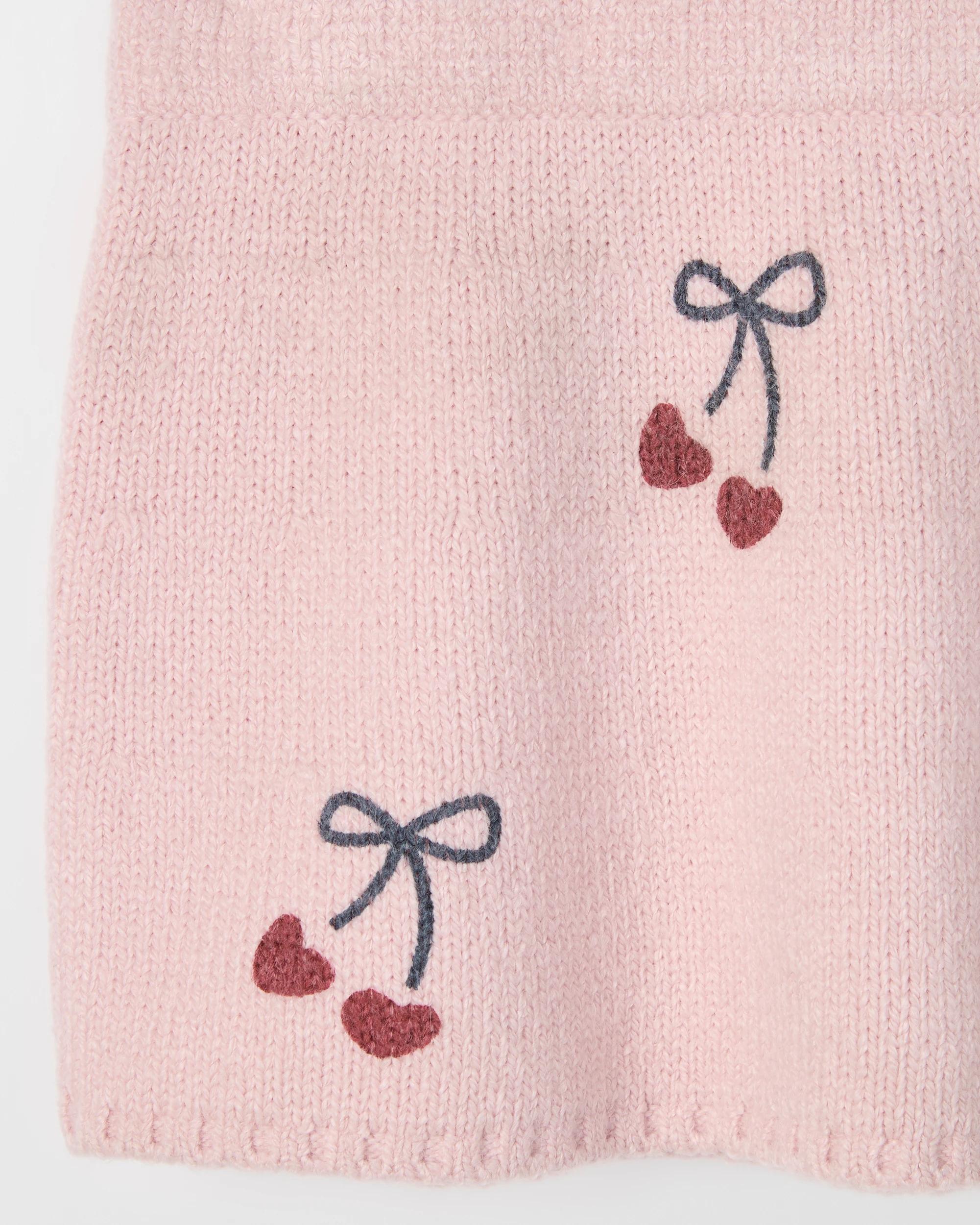 6 Target Kids Knit A-Line Skirt BALLET SLIPPER CHERRY, 6 of 6