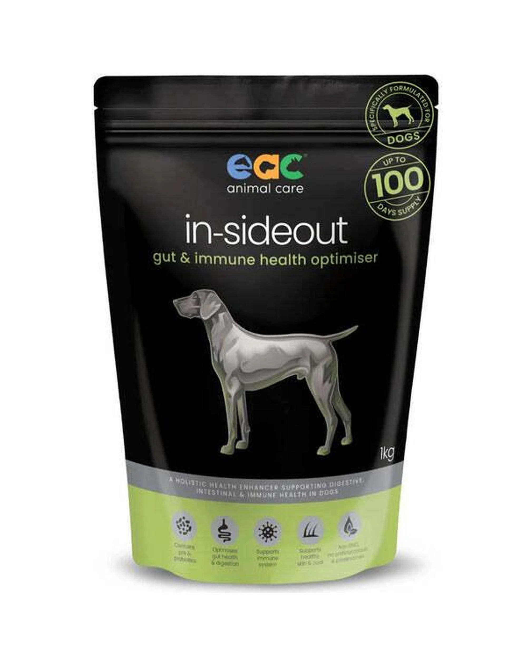 1 EAC Animal Care In-Sideout Gut & Immune Health Optimiser for Dogs 1kg, 1 of 1