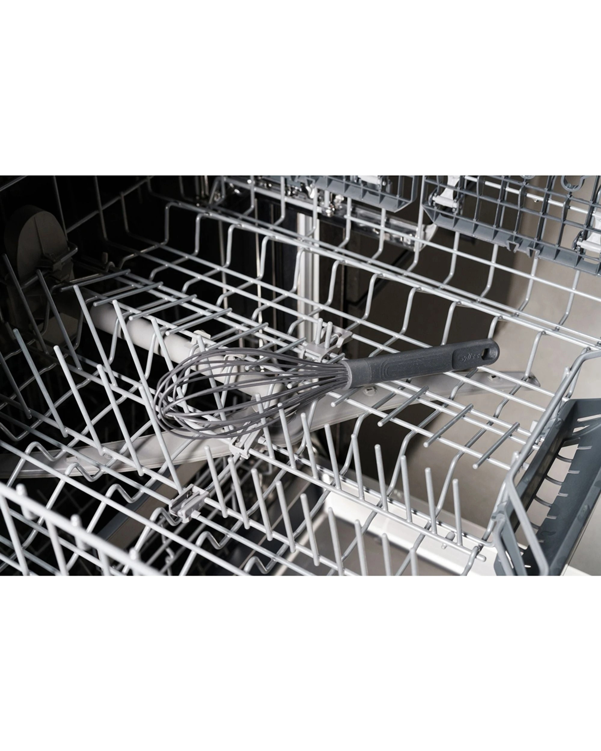 6 Zyliss Balloon Whisk Silicone Large Heat Resistant Kitchen Utensil With Wheat Straw Handle - Grey, 6 of 6