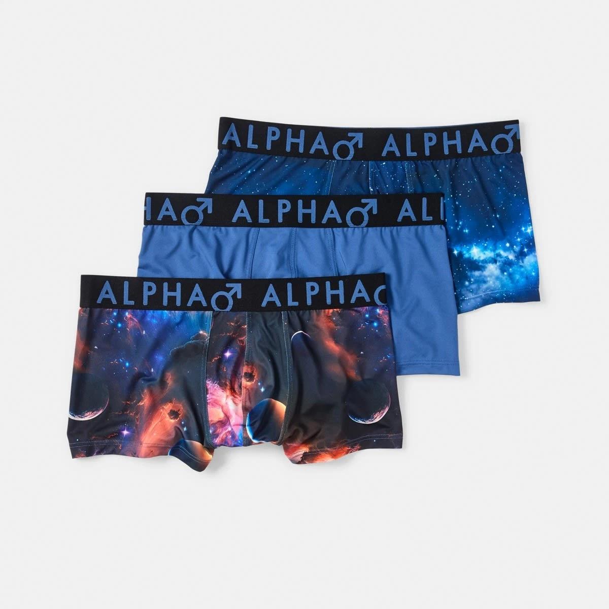 1 3 Pack Microfibre Trunks IN A GALAXY, 1 of 8