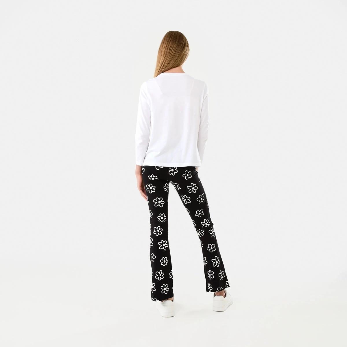 7 Print Flare Leggings Floral, 7 of 9
