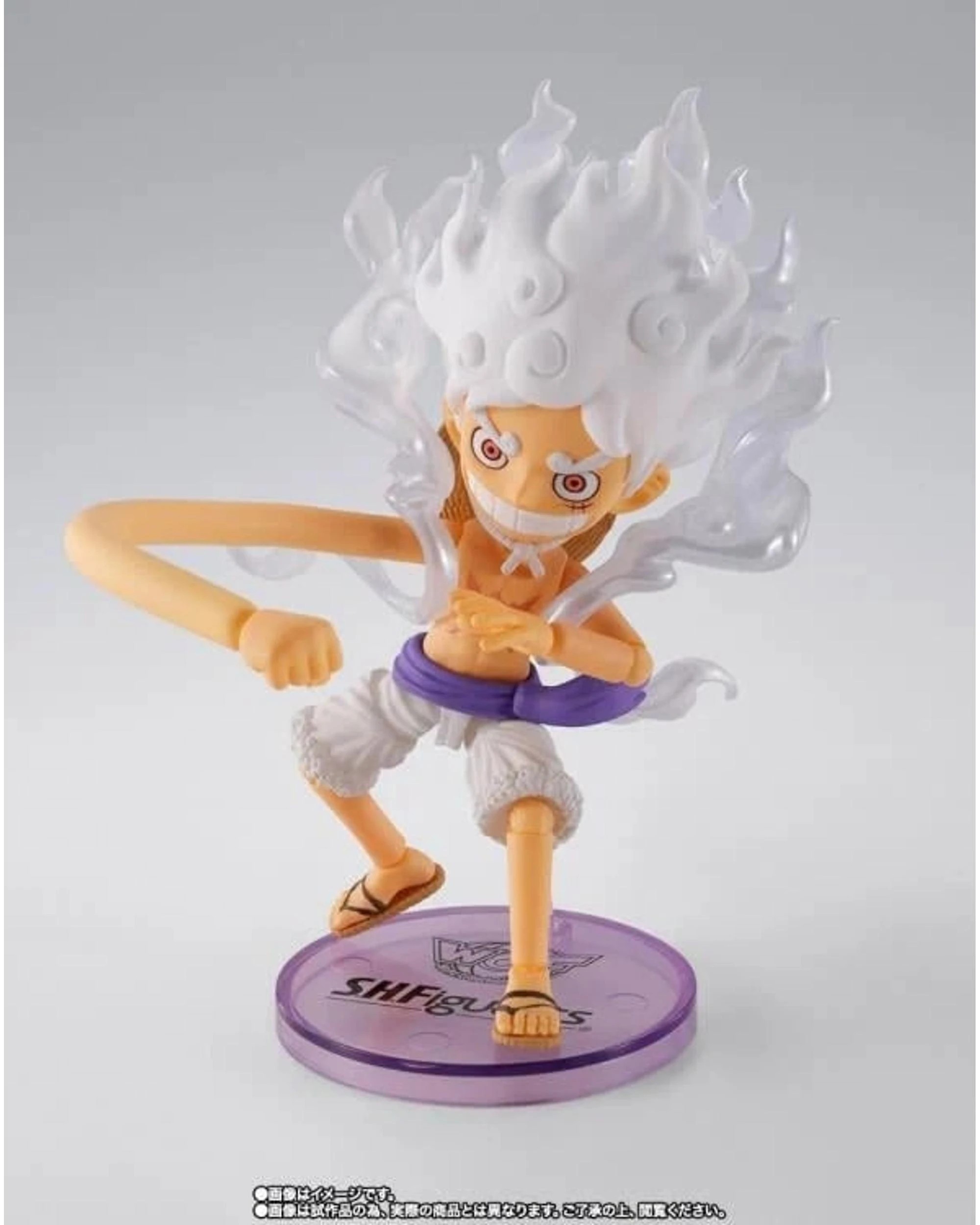 5 Banpresto World Collectable X S.H.Figuarts One Piece Monkey D Luffy Gear 5 Figure, 5 of 7
