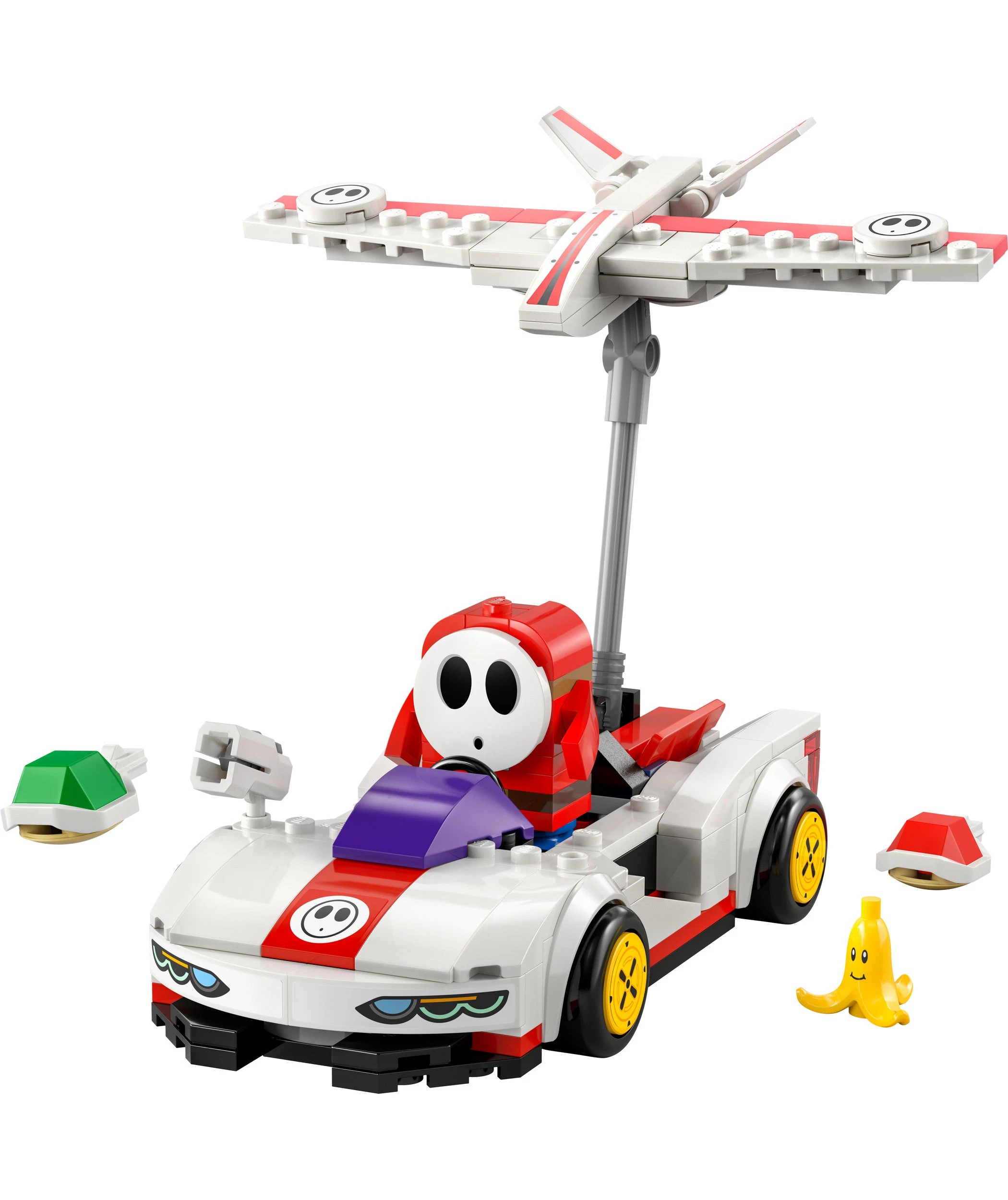 3 LEGO Super Mario: Mario Kart - Shy Guy & P-Wing 72045, 3 of 11