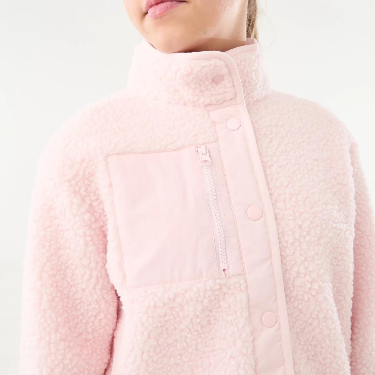 4 Teddy Fleece Jacket Fare Pink, 4 of 9