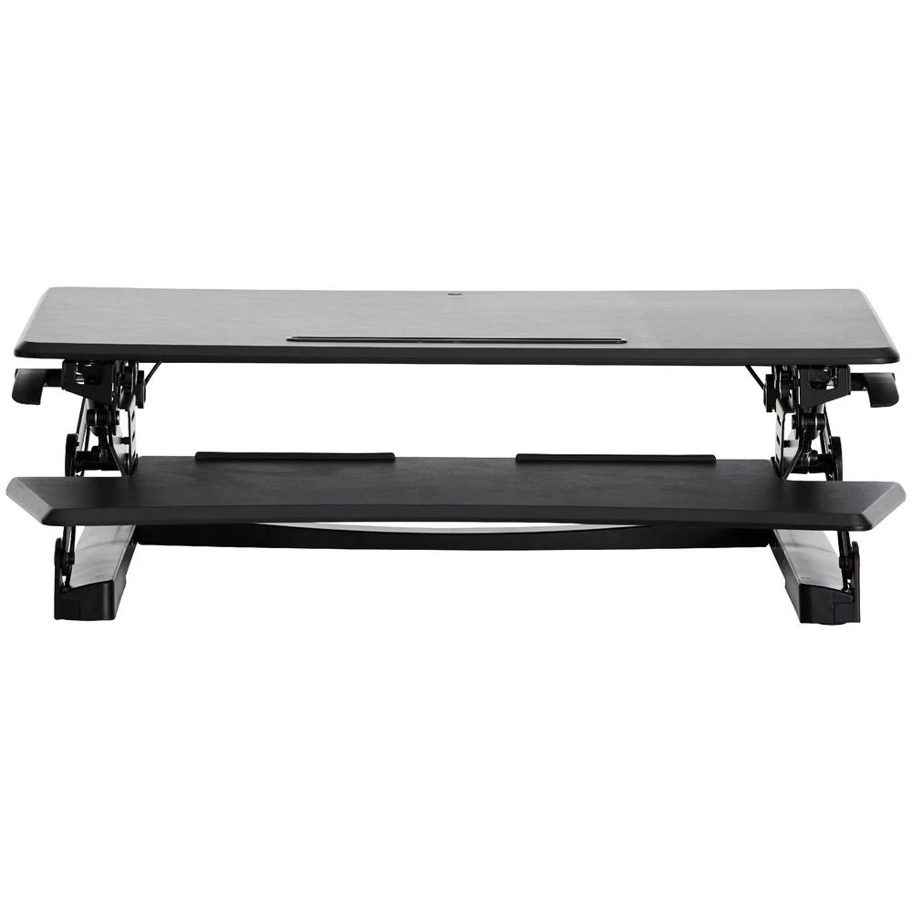 5 Stilford Professional Sit Stand Adjustable Desk Riser Black Desks, Tables and Workstations, 5 of 10