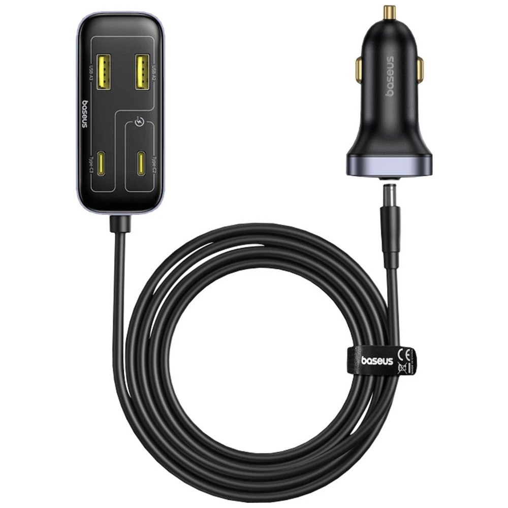 3 Baseus BackseatPal L1 Car Charger 110W Black, 3 of 4