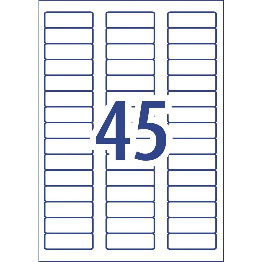 3 Avery 45UP Inkjet Laser General Use Labels White 100 Sheets, 3 of 4