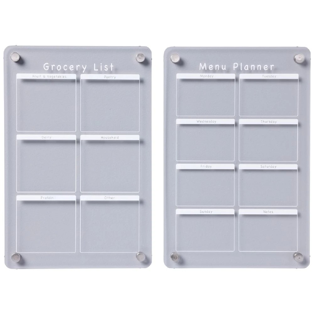 1 Otto 2.7mm Acrylic Meal Planner Board 200 x 300mm 2 Pack, 1 of 5