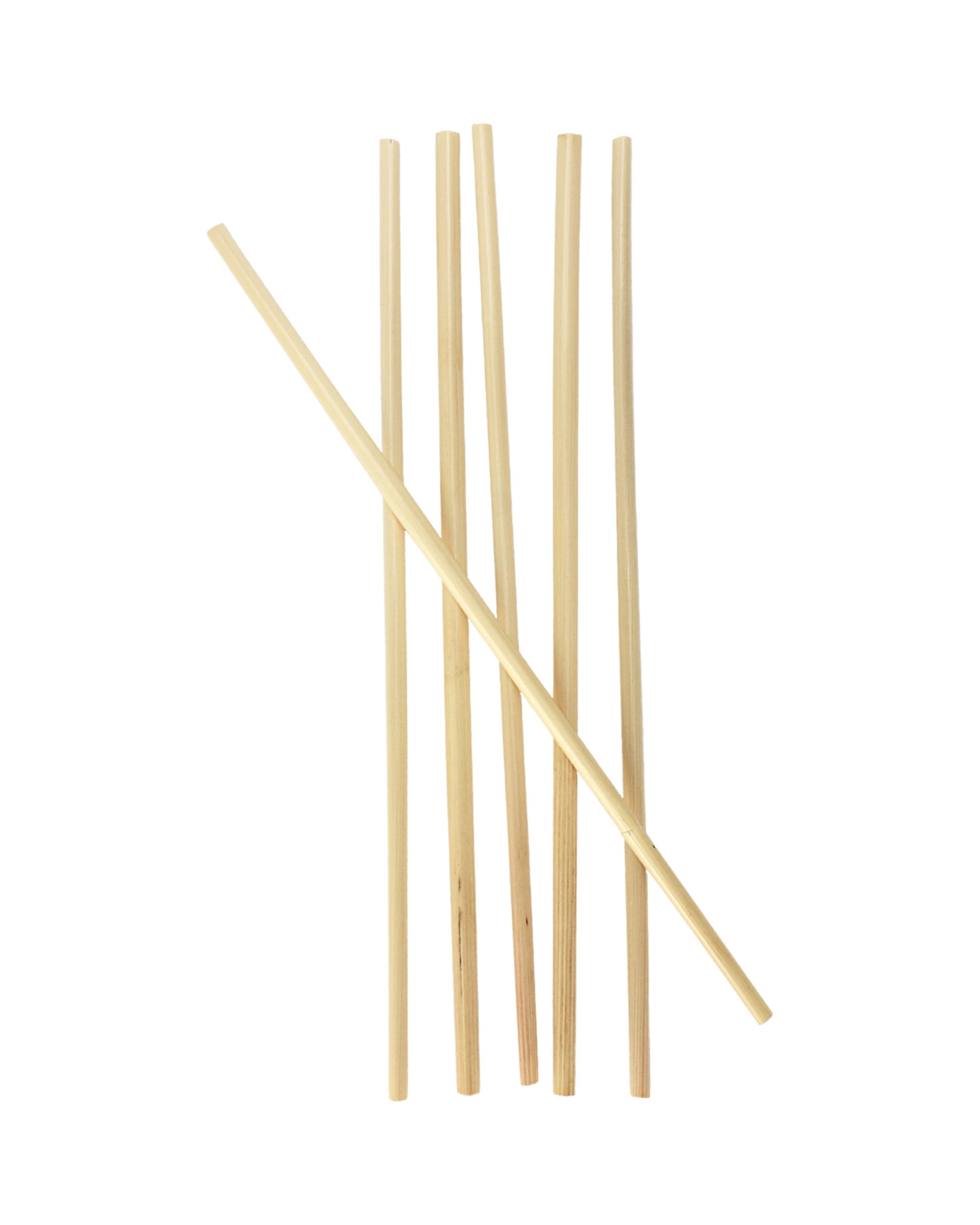1 Partyware Earth Eco Straws Pack of 50 - Natural, 1 of 3
