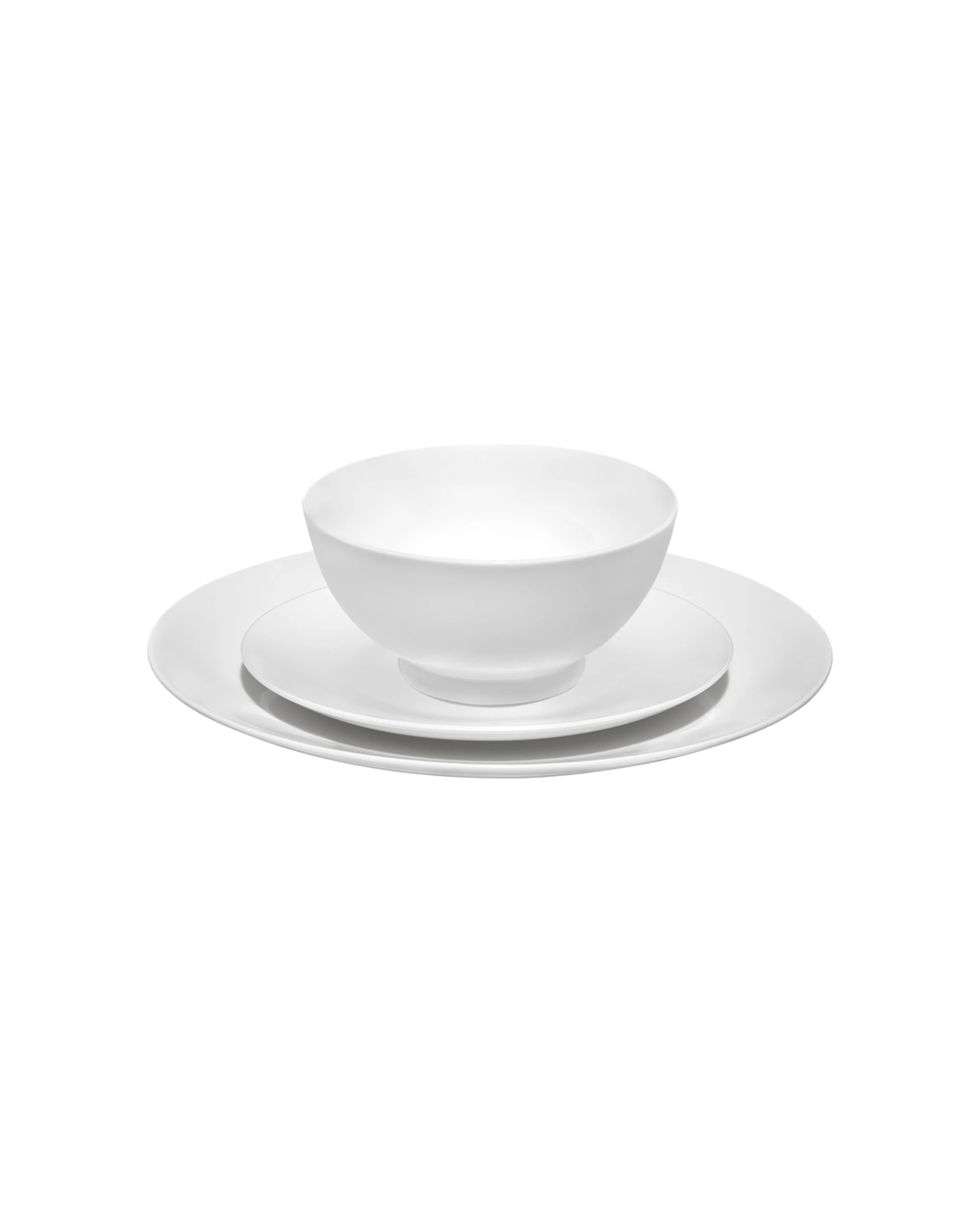 7 Maxwell & Williams 12pc Basics Dynasty Coupe Porcelain Dinner Set For Everyday
 - White, 7 of 9