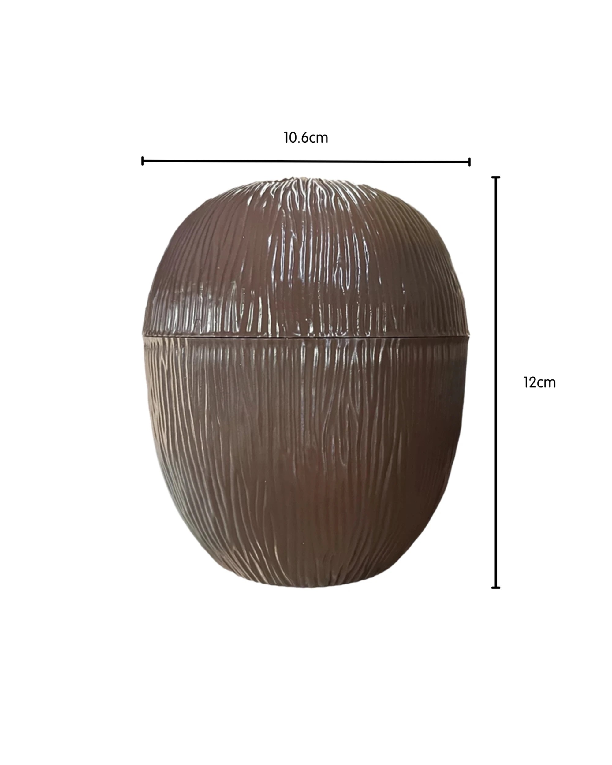 4 Partyrama Brown Novelty Coconut Cup - Brown, 4 of 5