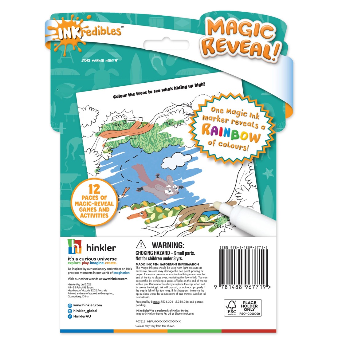 2 INKredibles Magic Reveal Aussie Adventure Mess Free Magic Ink Pictures! - Book, 2 of 5