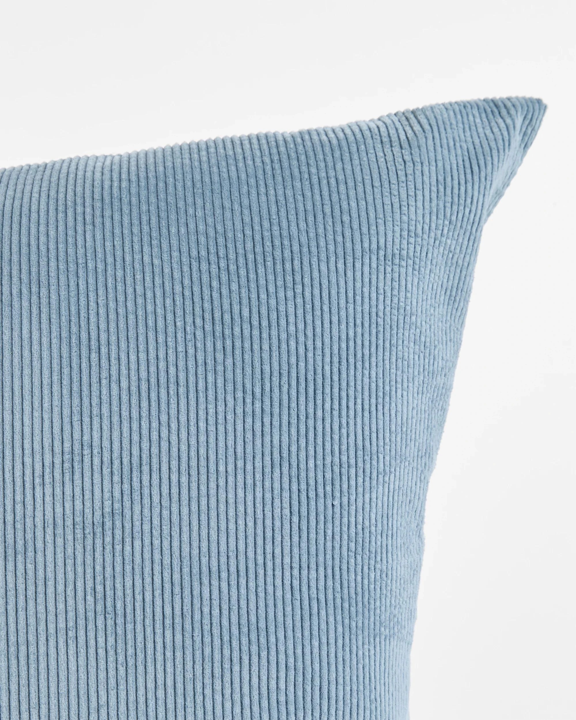 3 Target Zander Australian Cotton Corduroy European Pillowcase - Queen Bed - Blue, 3 of 4