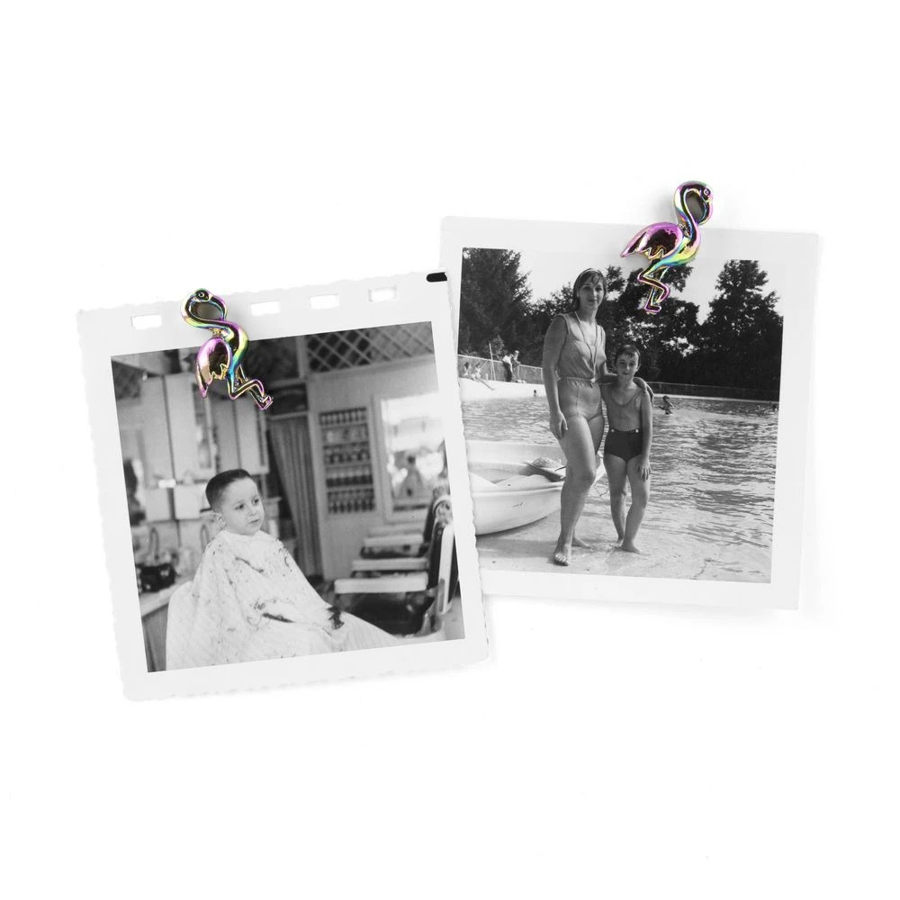 3 Three By Three Flamingo Magnets Iridescent 3 Pack, 3 of 3