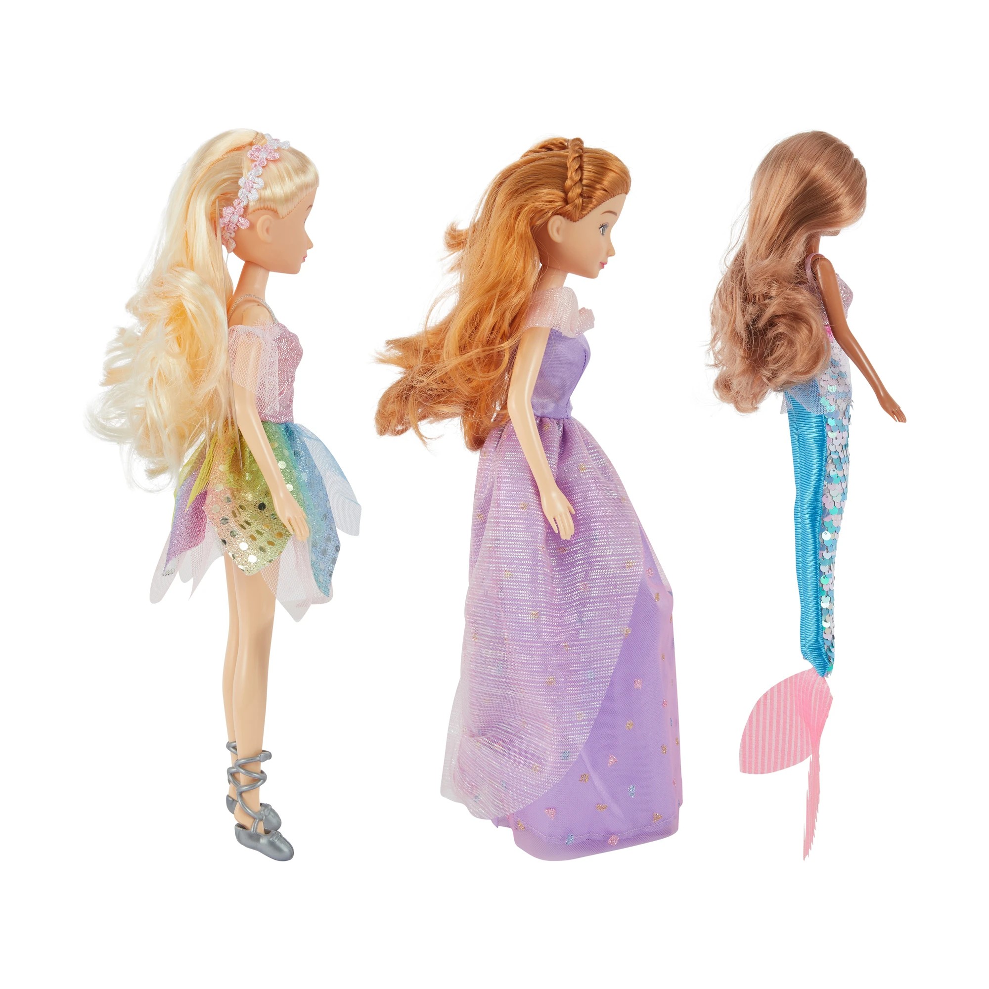 3 3 Piece Fashion Fantasy Dolls, 3 of 9