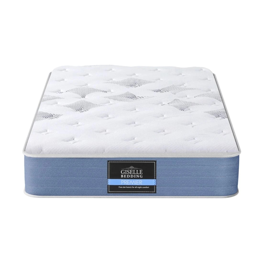 4 25cm Giselle Mattress King Single Bed Pocket Spring Mattresses - King Single Bed - White, 4 of 7