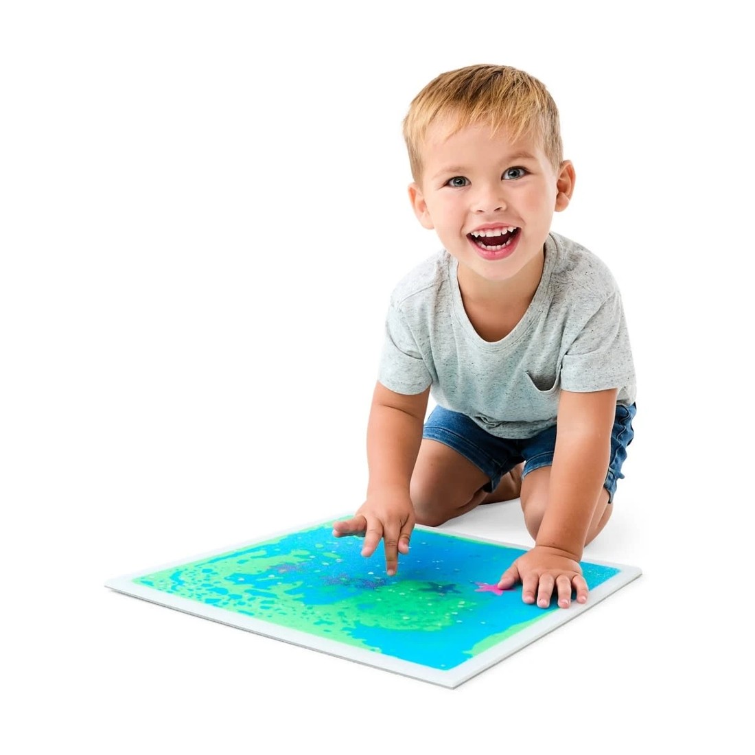 1 Sensory Tile - Blue, 1 of 6