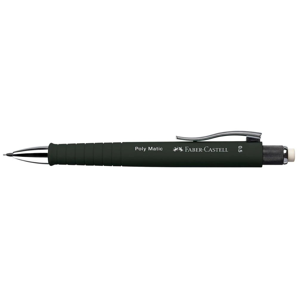 1 Faber-Castell Polymatic Auto Mechanical Pencil 0.5mm Black, 1 of 4