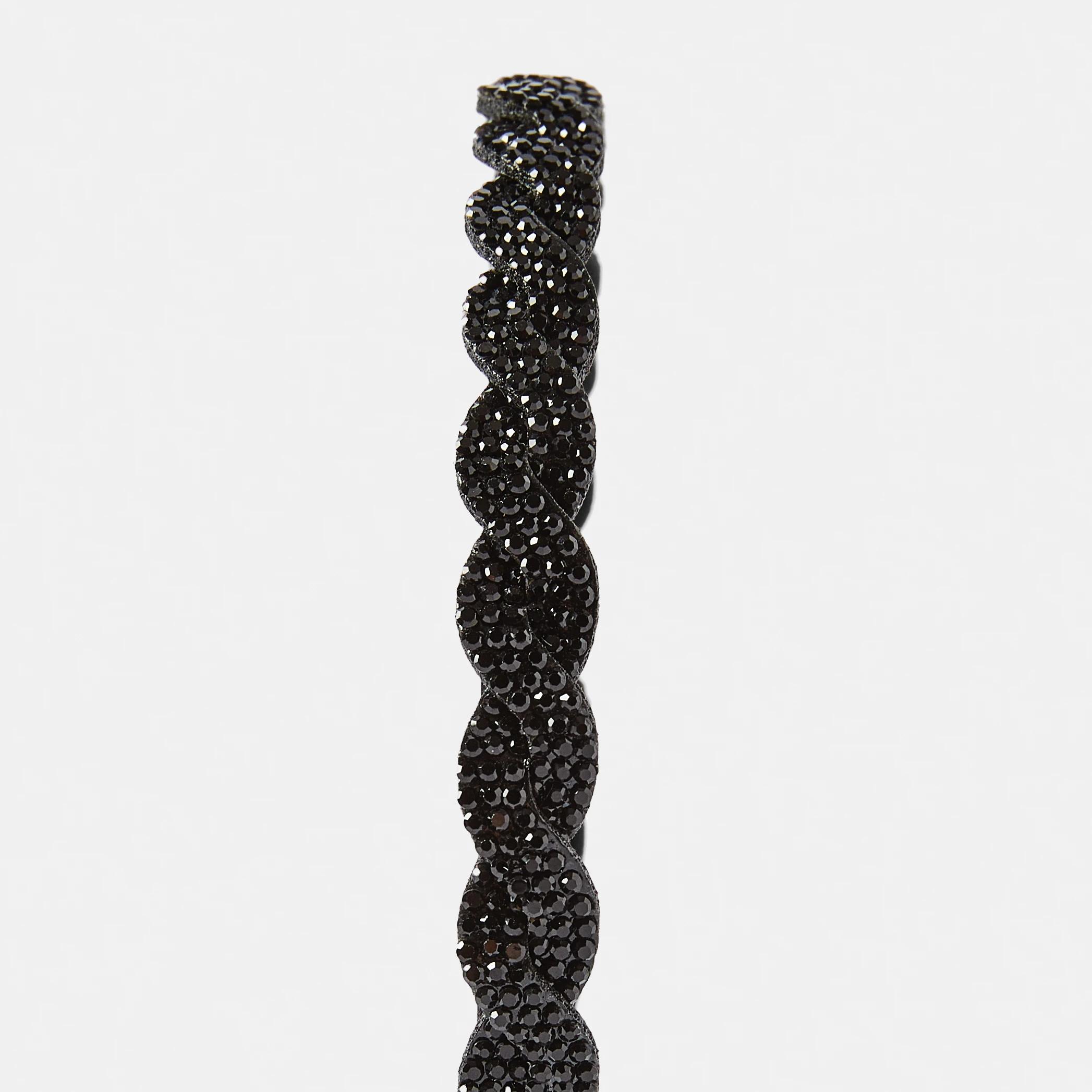2 Sparkly Headband - Black Black, 2 of 4
