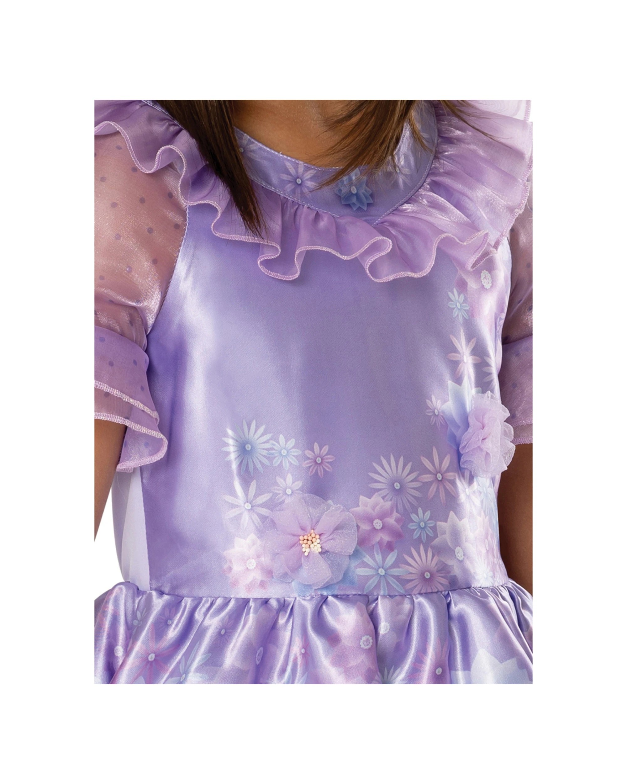 2 Disney Isabela Deluxe Encanto Kids Costume M - Purple, 2 of 3