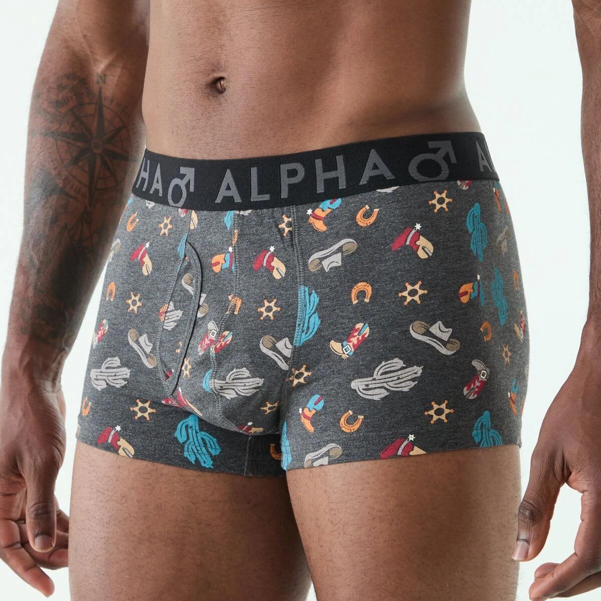5 3 Pack Fly Front Print Trunks Yee Haw, 5 of 8