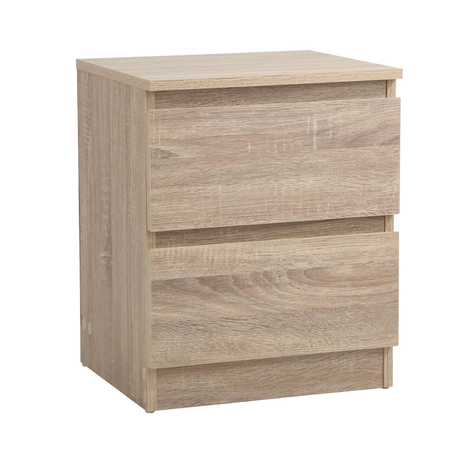 5 Oikiture Bedside Tables Set of 2 Nightstand Side End Table Storage Cabinet - Natural, 5 of 9