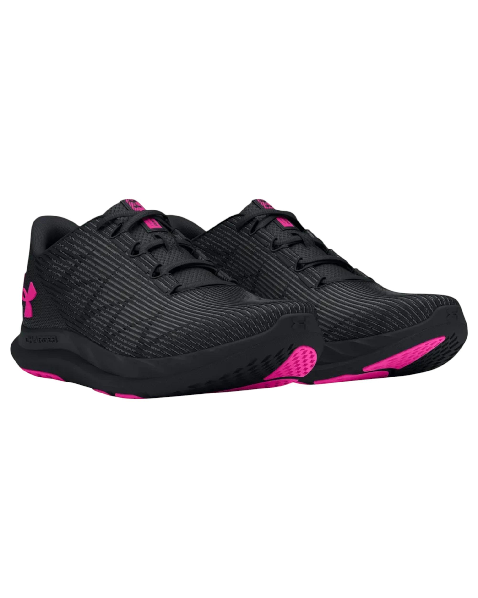 5 Under Armour Womens Charged Speed Swift Black/Pink Athletic Shoes BLACK/PINK, 5 of 5