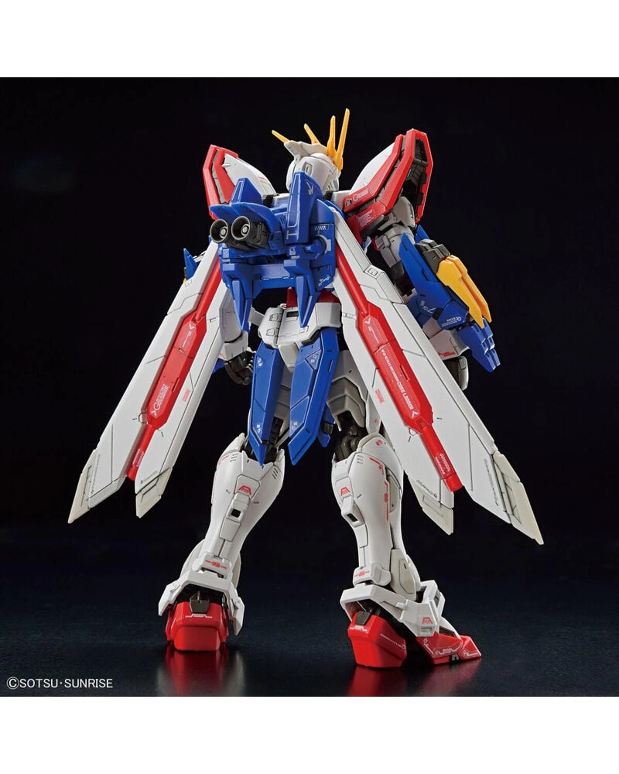 3 Bandai Gundam Real Grade God Gundam Domon Kassu's Use Mobile Fighter 1/144 Scale Model Kit, 3 of 10