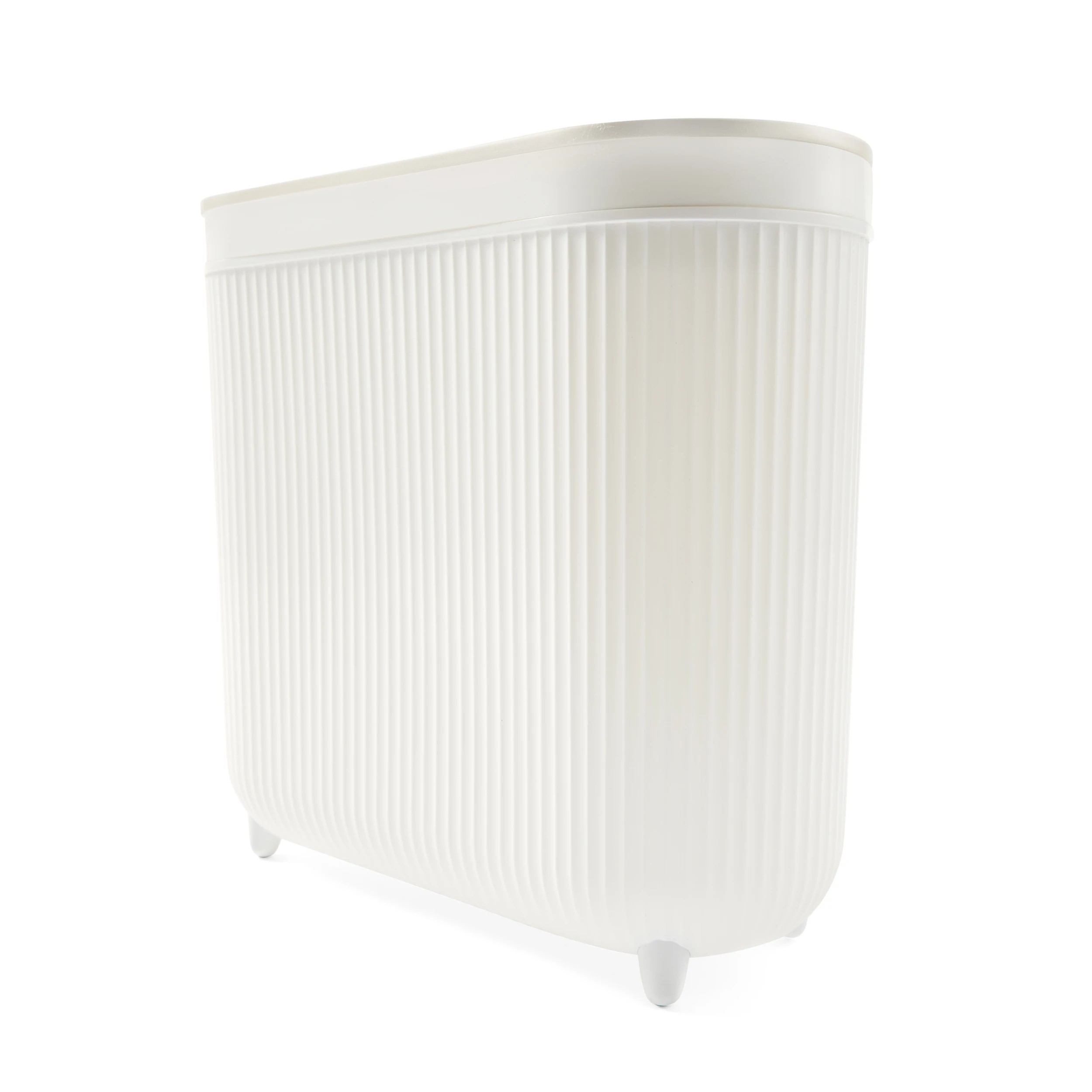 1 8L Push Top Bin - White, 1 of 10