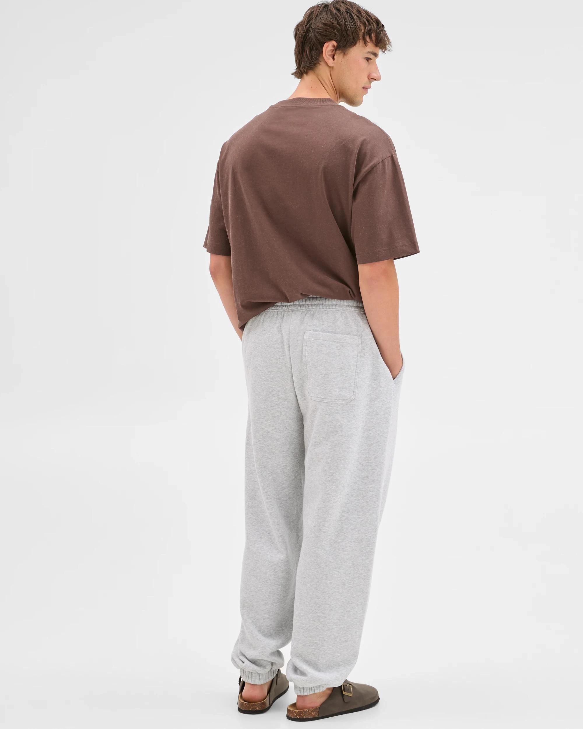 7 Commons Australian Cotton Blend Heavyweight Cuffed Trackpants GREY MARLE, 7 of 7