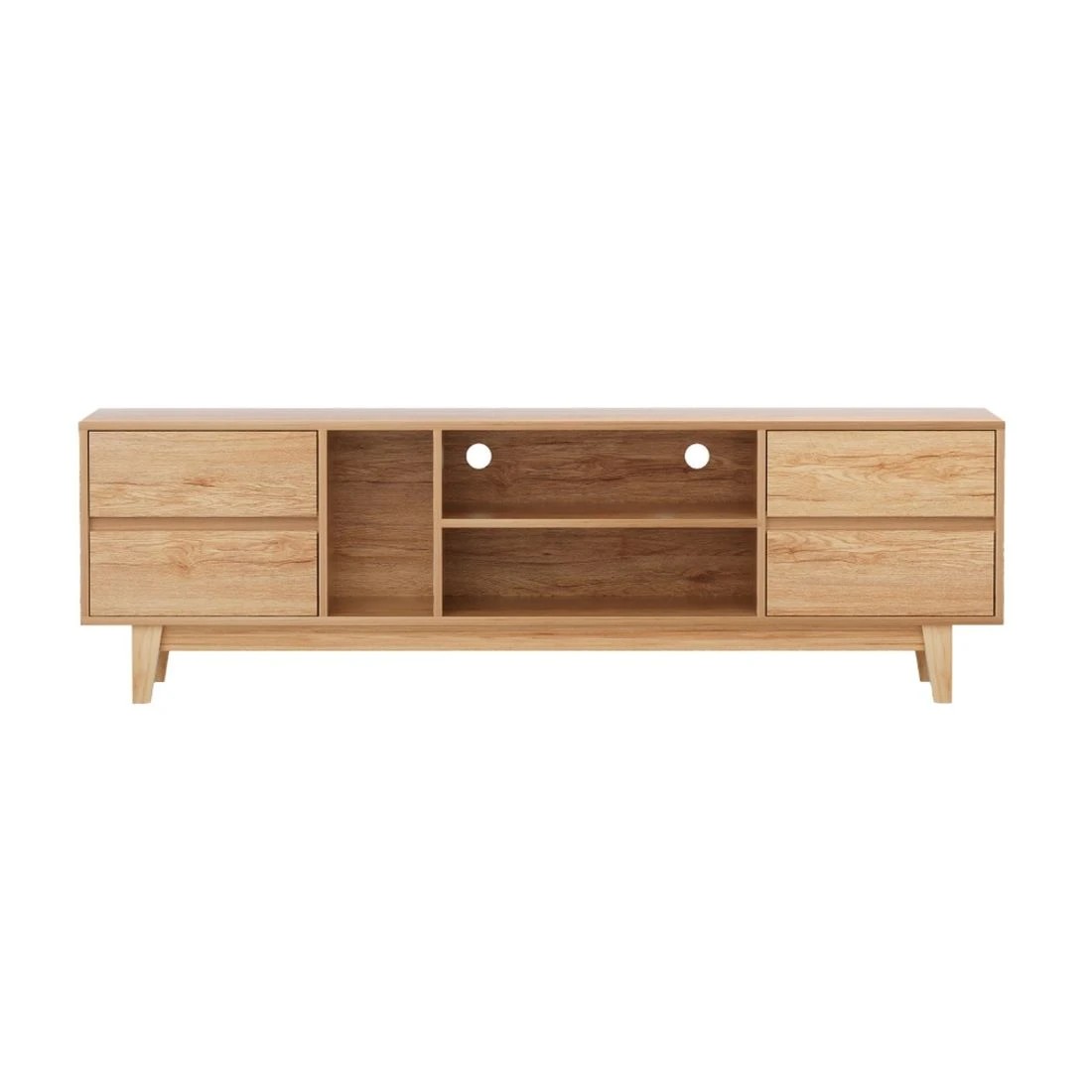 4 Artiss Asa Entertainment Unit Stand TV Cabinet Storage Drawer 180cm - Natural, 4 of 7